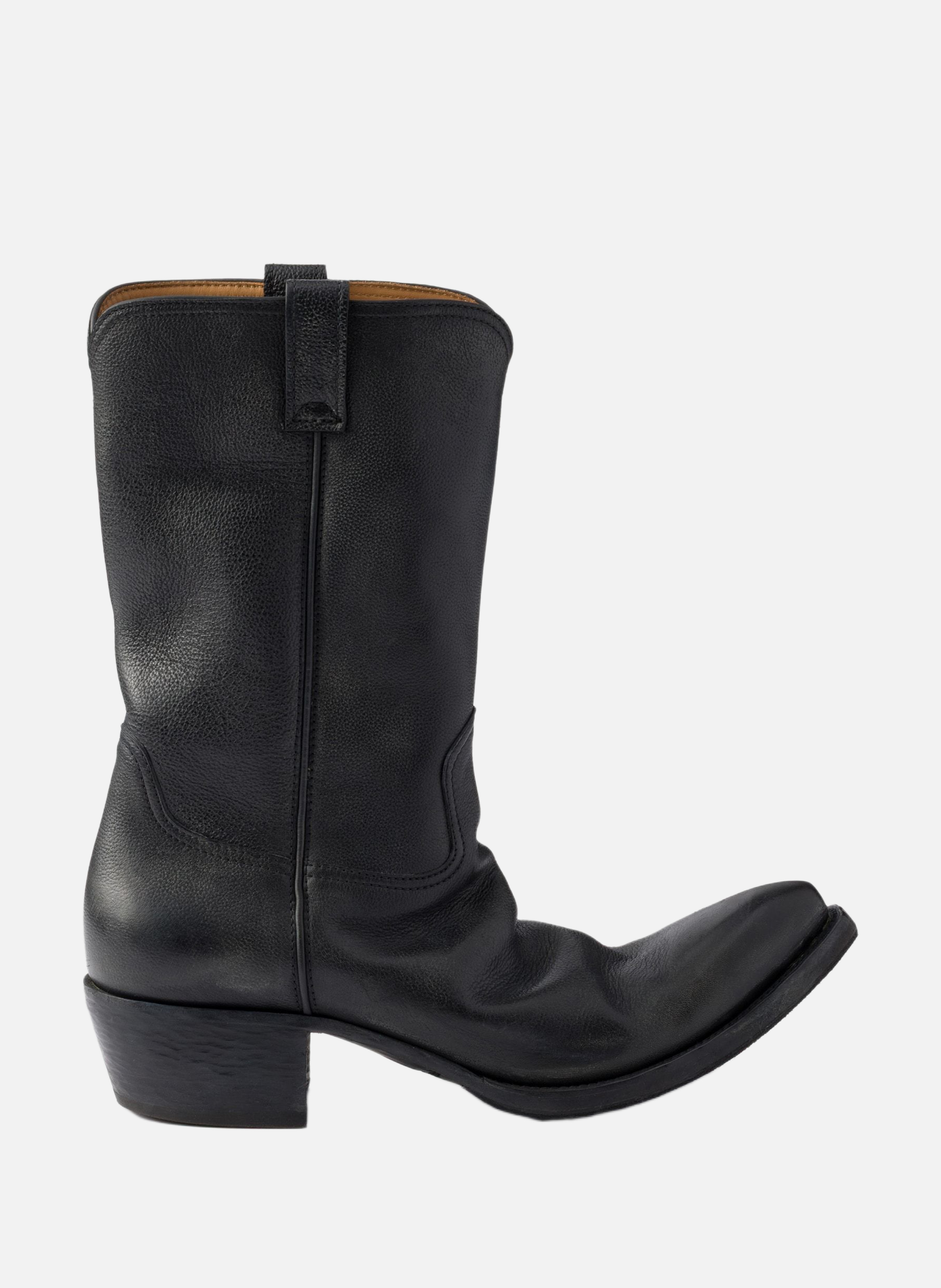 Bottes en cuir PRADA Noir