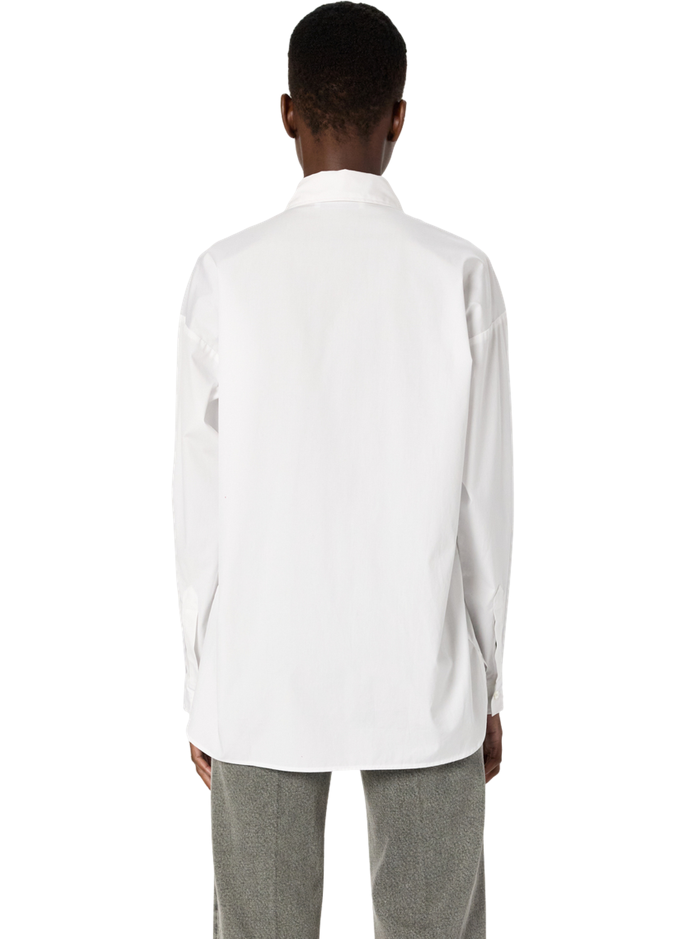 Chemise à blason en coton - alix GERARD DAREL Blanc