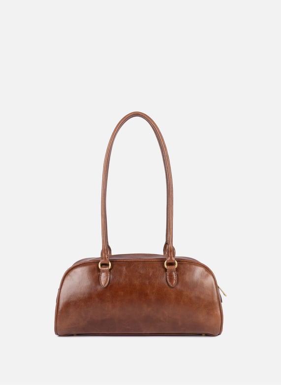 Bowling bag - Rétro Bow | Brown by LANCASTER Bowling bag - Rétro Bow Brown