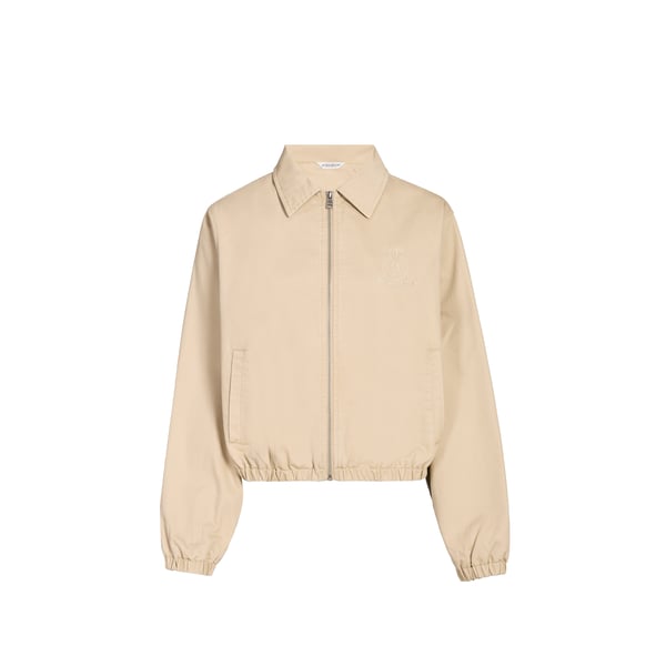 Guess Veste Bomber Brodée En Coton In Brown