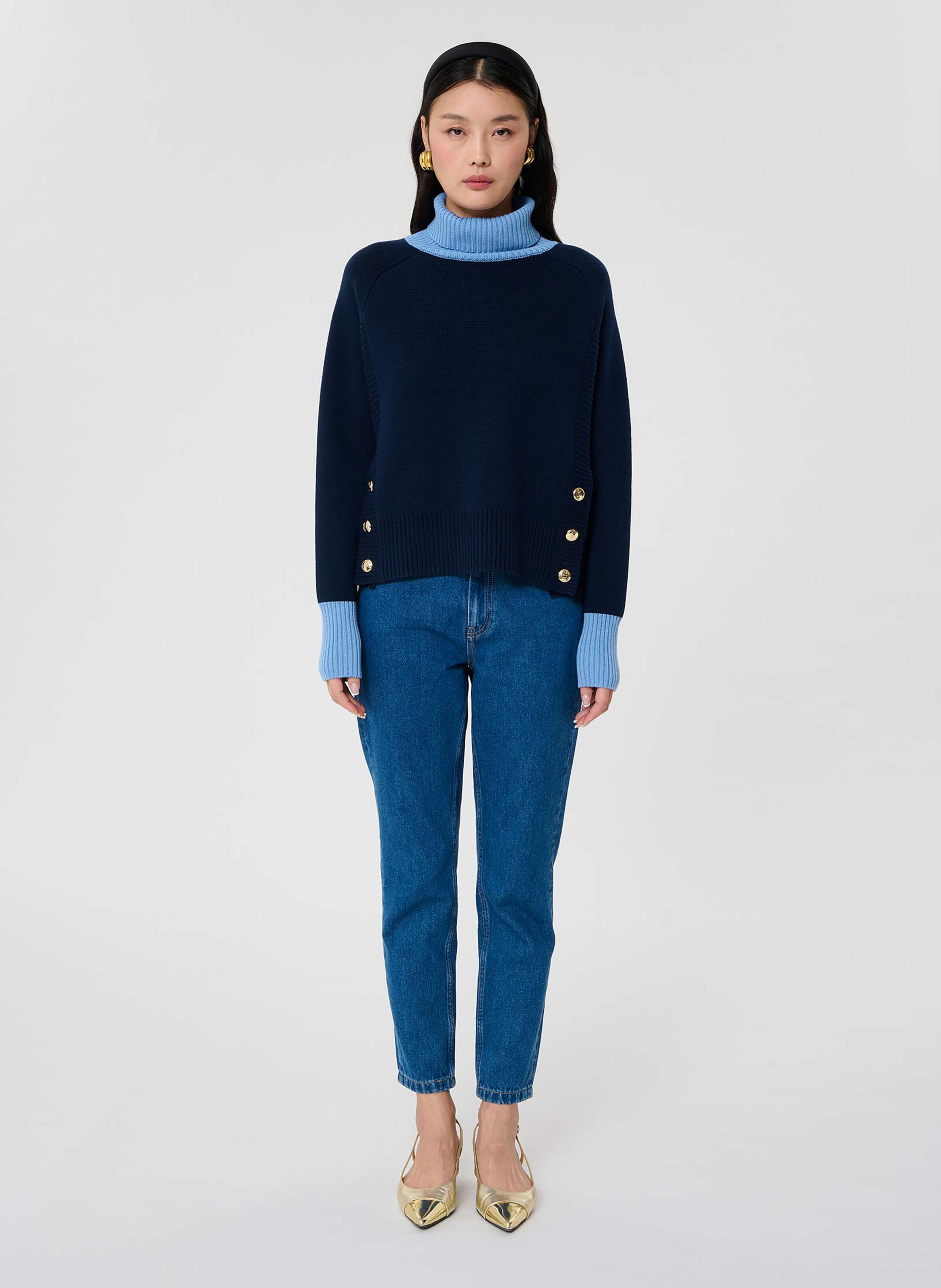 Pull prague TARA JARMON Bleu