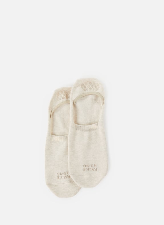 Low-cut invisible cotton socks Beige by FALKE FALKE Low-cut invisible cotton socks Beige