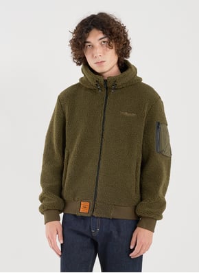 Veste ample à capuche en polaire BOMBERS ORIGINAL Veste ample à capuche en polaire BOMBERS ORIGINAL