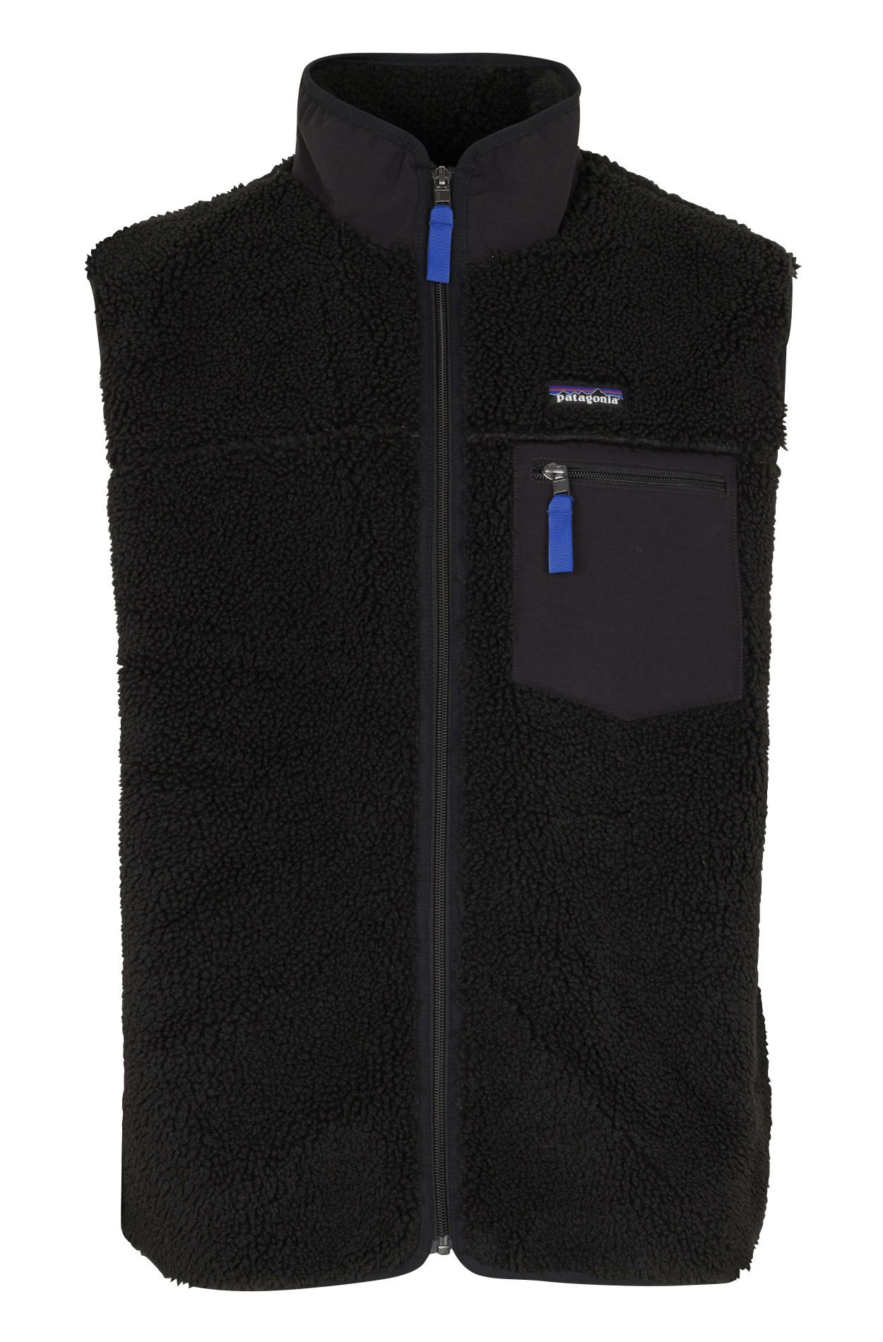 Polaire droite col montant Noir