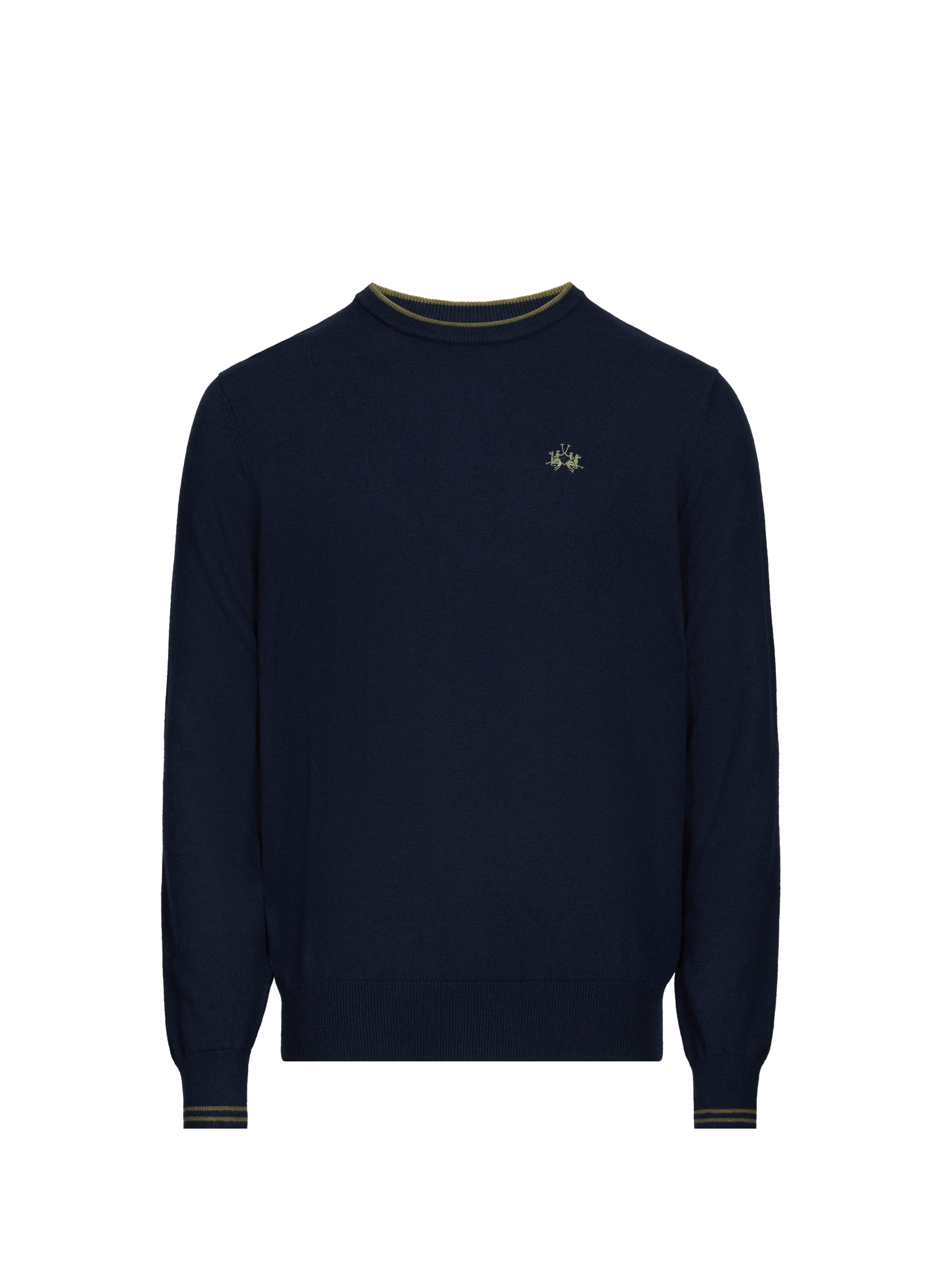 LA MARTINA Cotton-blend jumper Blue