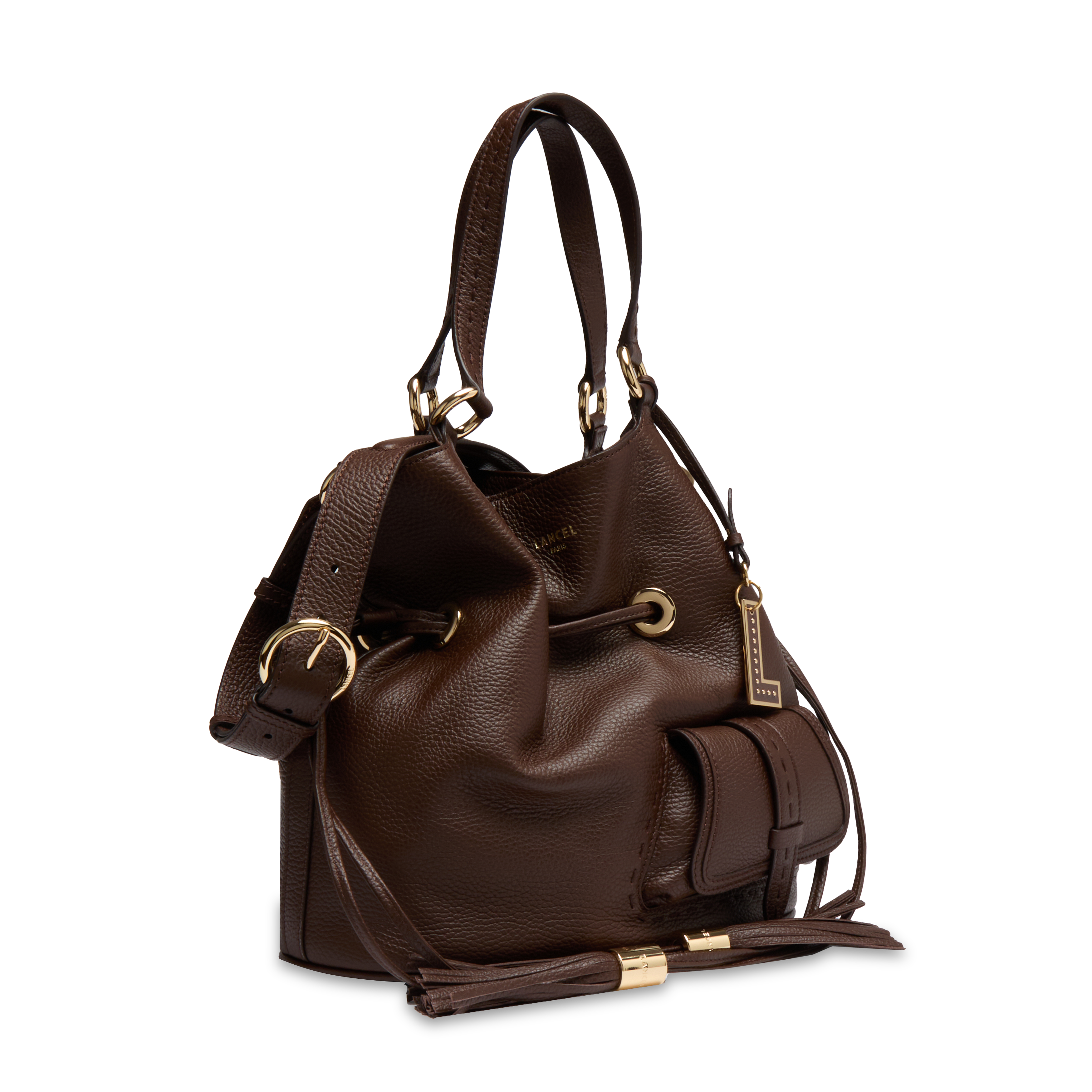 Sac seau m - premier flirt de lancel LANCEL Marron