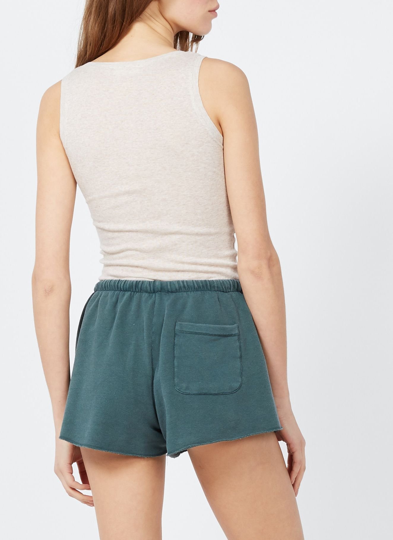 Débardeur à col rond en coton Massachusetts AMERICAN VINTAGE Beige