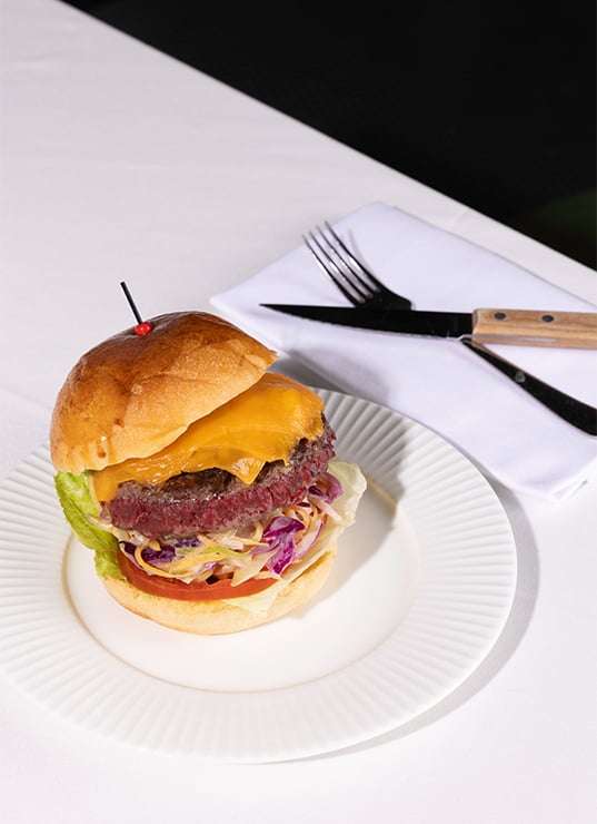 burger boeuf cheddar choux