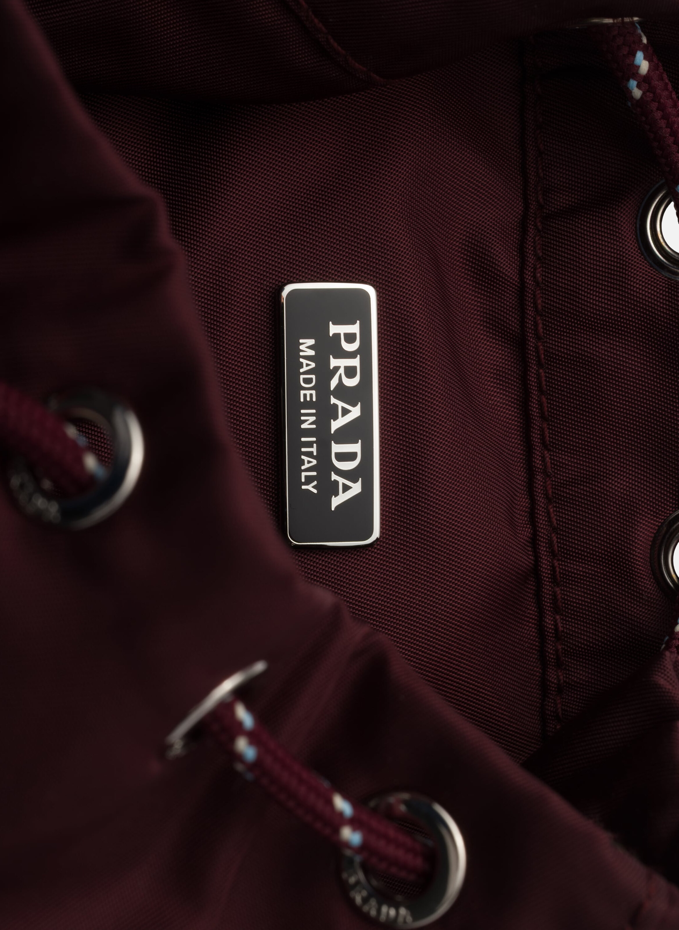 Pochette prada speedrock en re-nylon et cuir PRADA Rouge