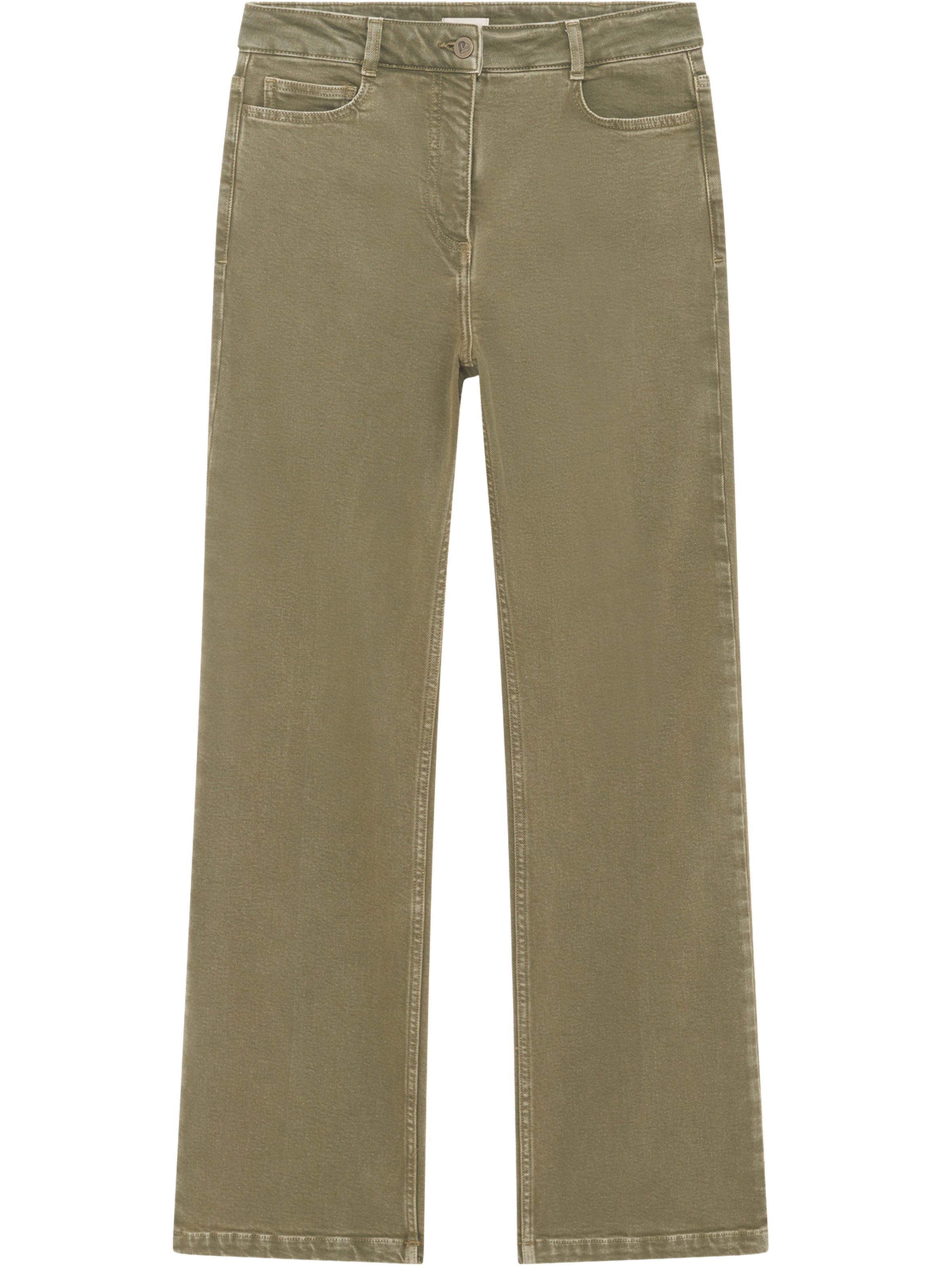 Jean large effet vieilli - carina PABLO Vert