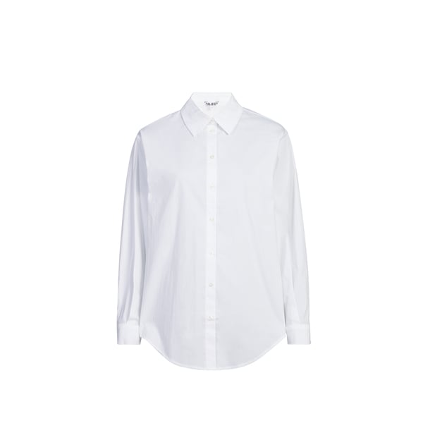Chemise droite en coton mélangé Chemise droite en coton mélangé