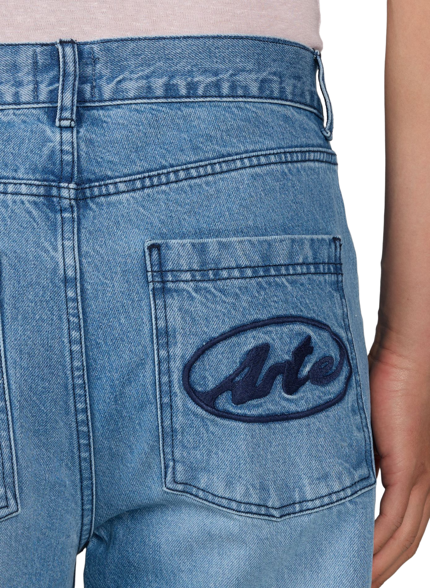 Jean large taille haute en coton ARTE ANTWERP Bleu