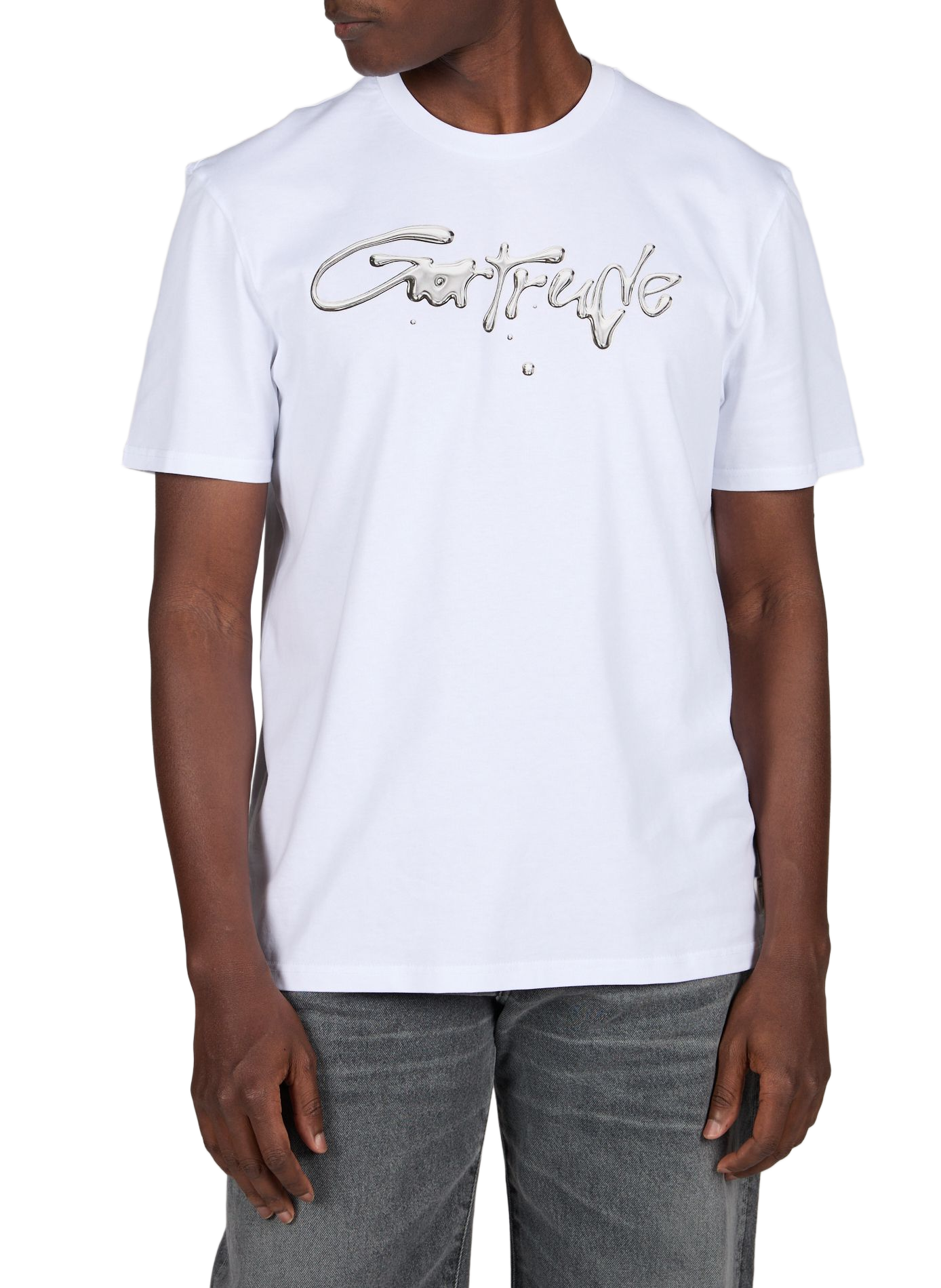 Printed cotton T-shirt GERTRUDE ET GASTON White
