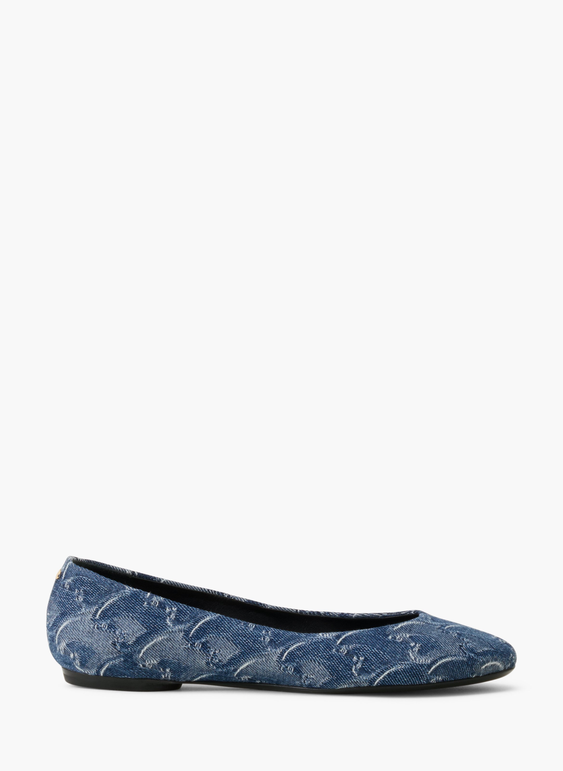 La ballerine lunar year en denim LANVIN Bleu