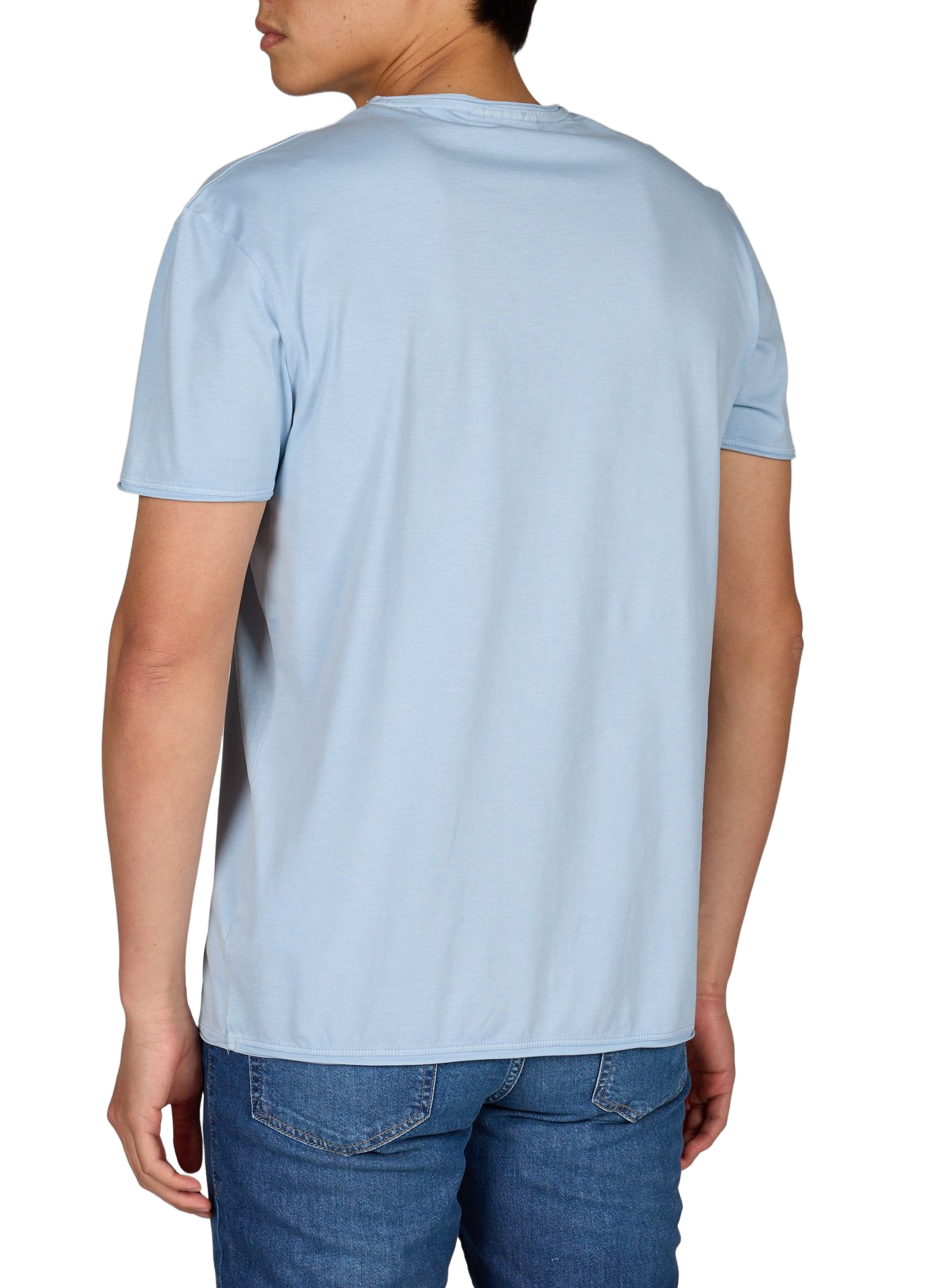 Cotton round-neck T-shirt STRELLSON Blue