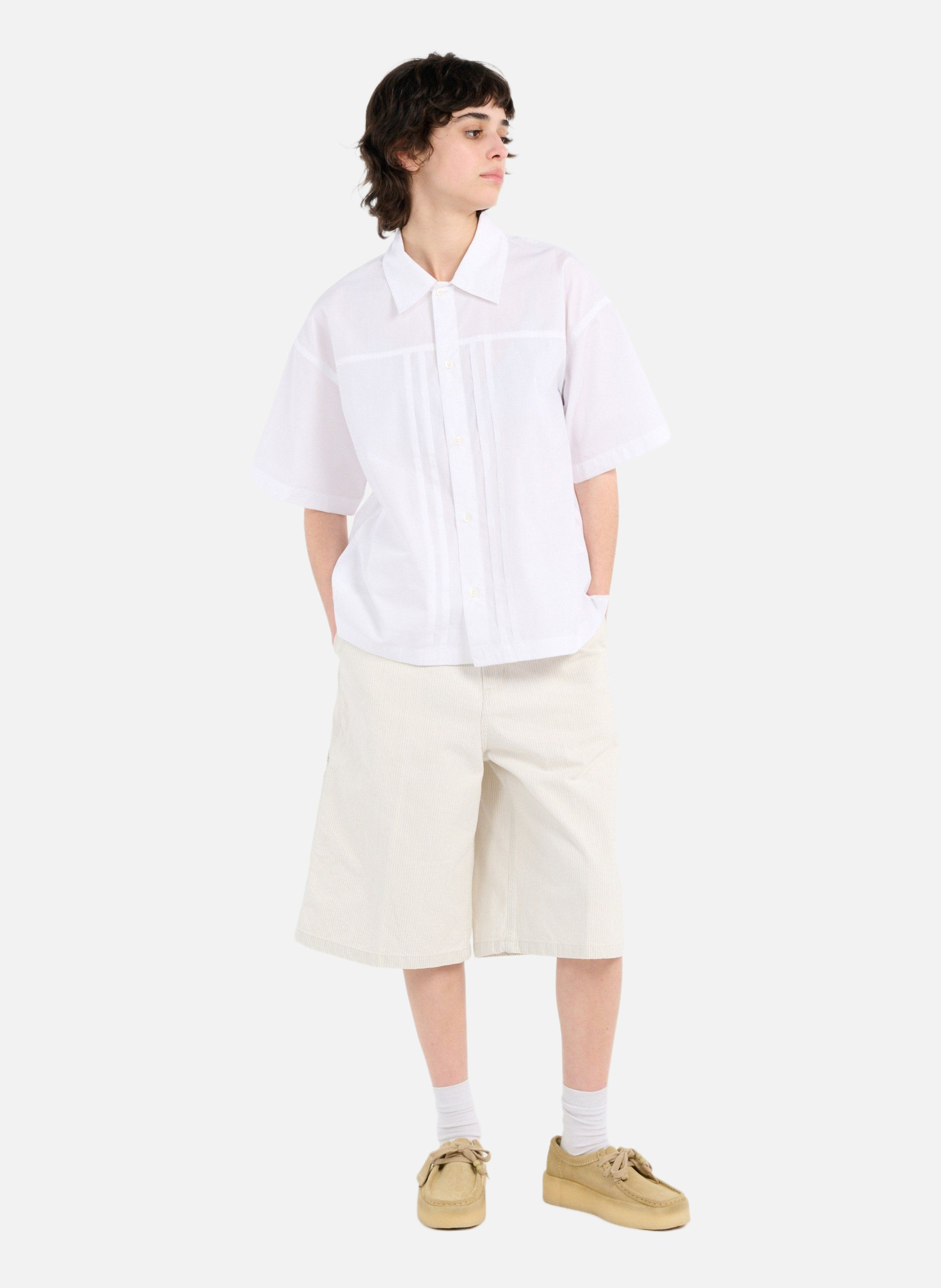 Chemise w' s/s belmont shirt CARHARTT WIP Blanc