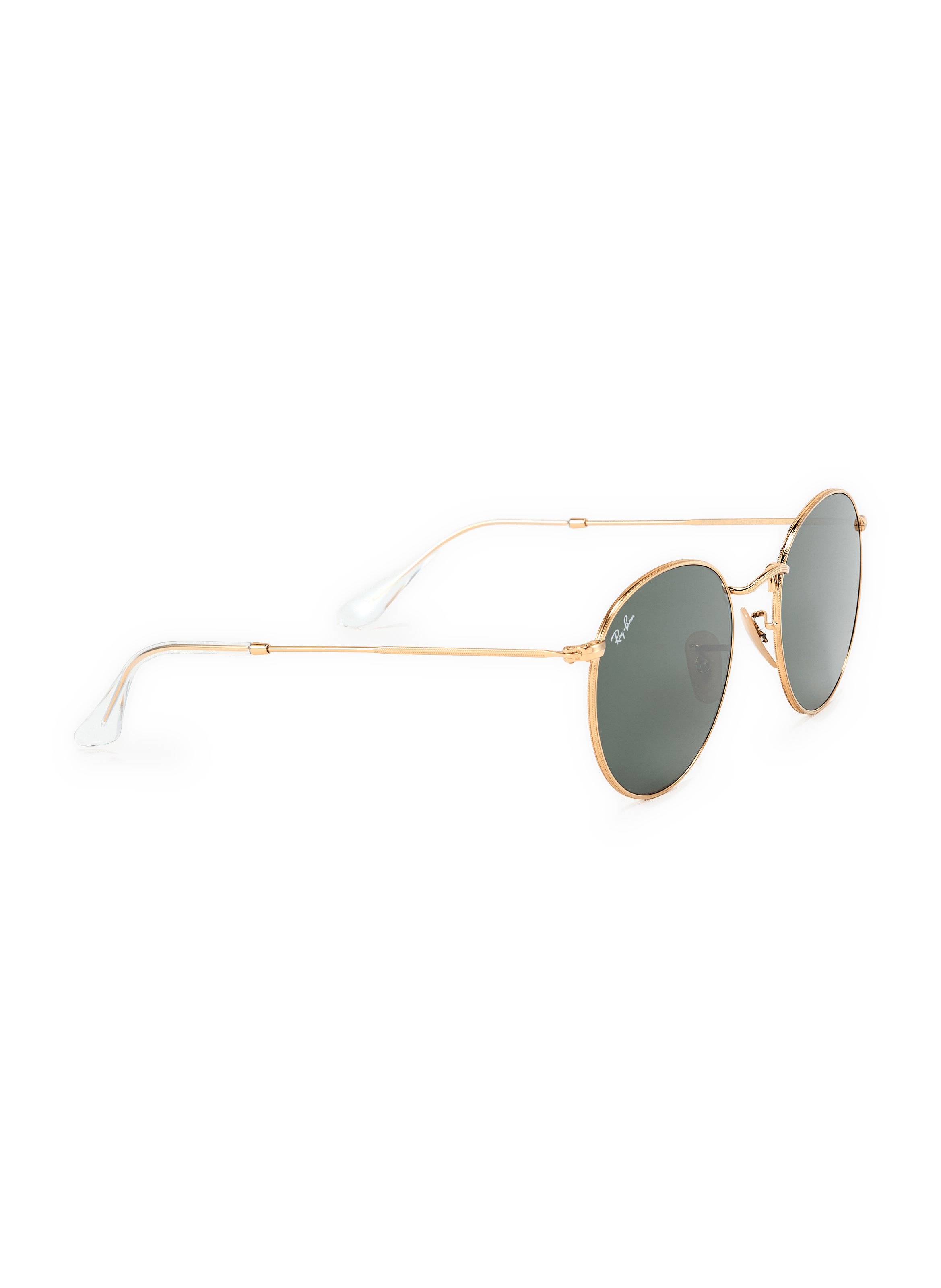 Round Metal Sunglasses RAY-BAN Golden