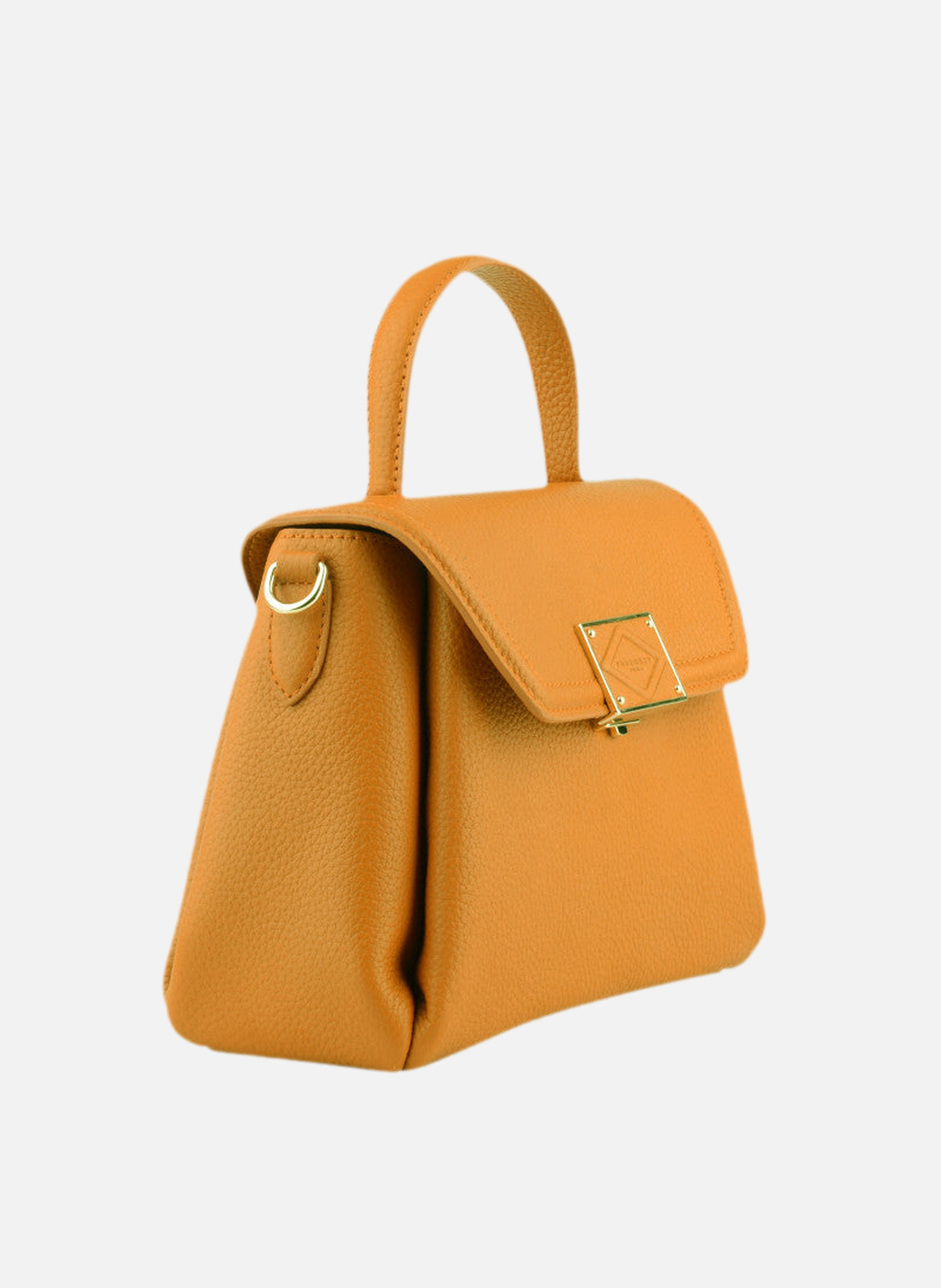 Carat | sac porté épaule en cuir de vachette POURCHET Jaune