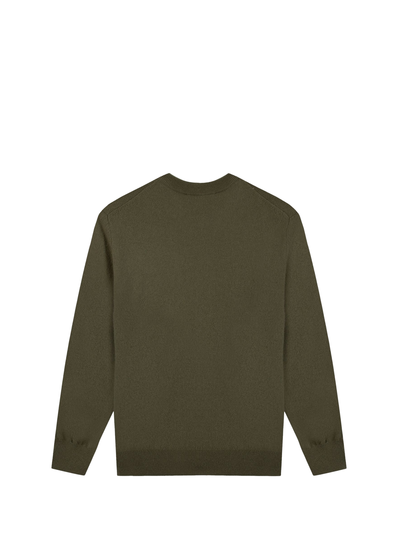 Pull oversize col rond en cachemire MAISON LABICHE Vert