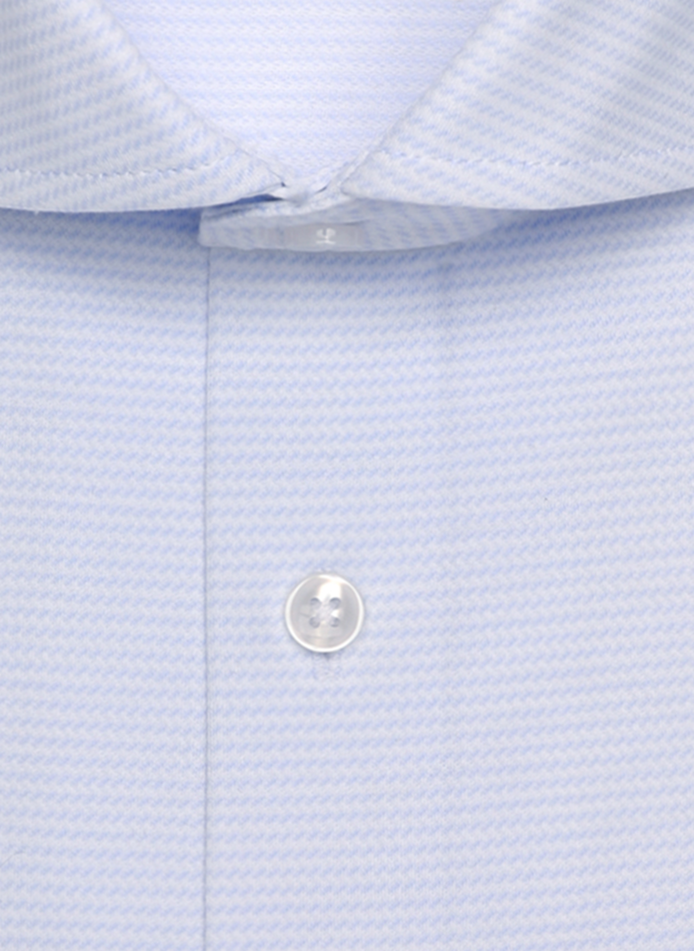Straight classic collar plain shirt SEIDENSTICKER Blue