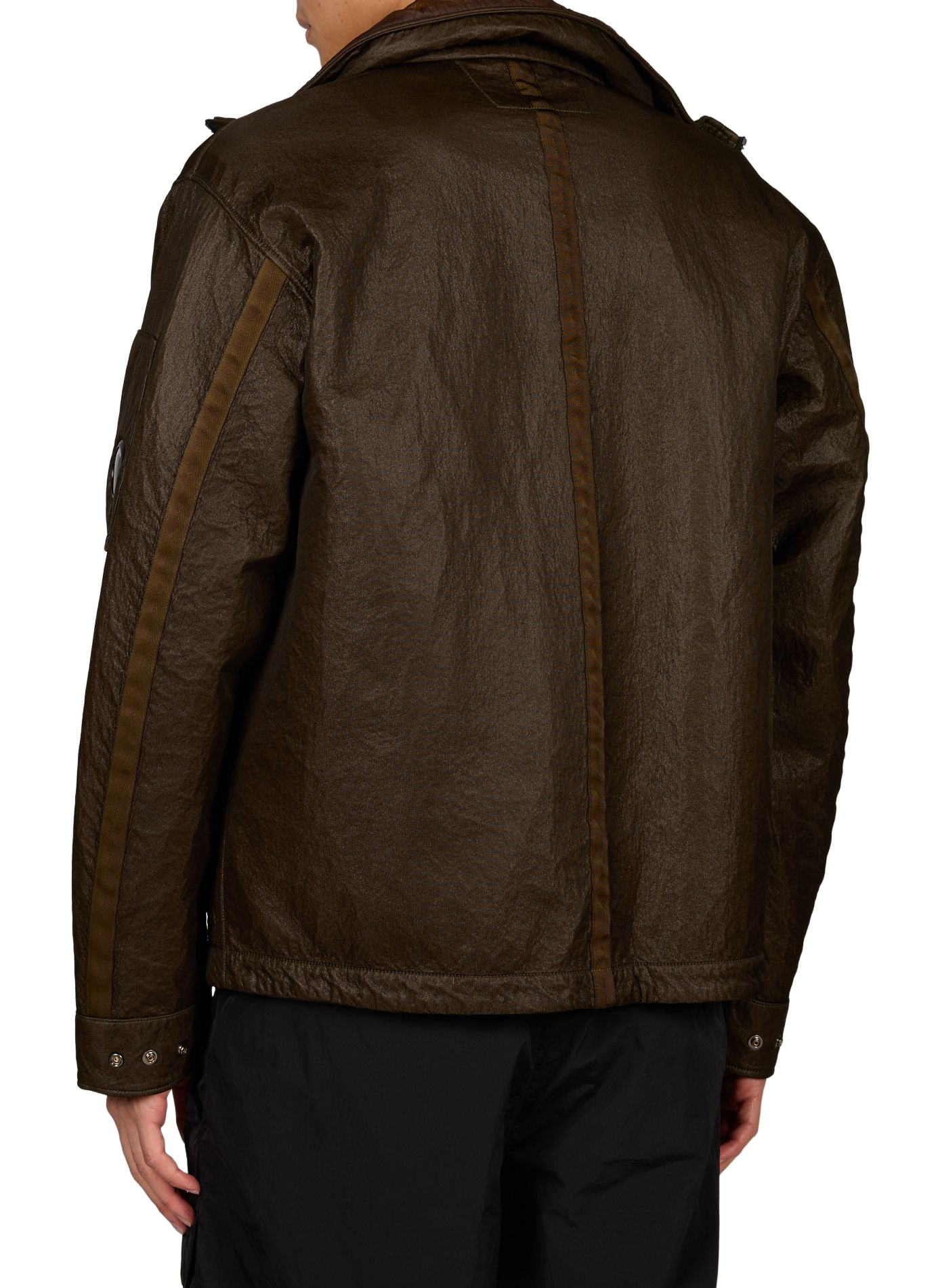 Blouson à capuche réversible CP COMPANY Kaki