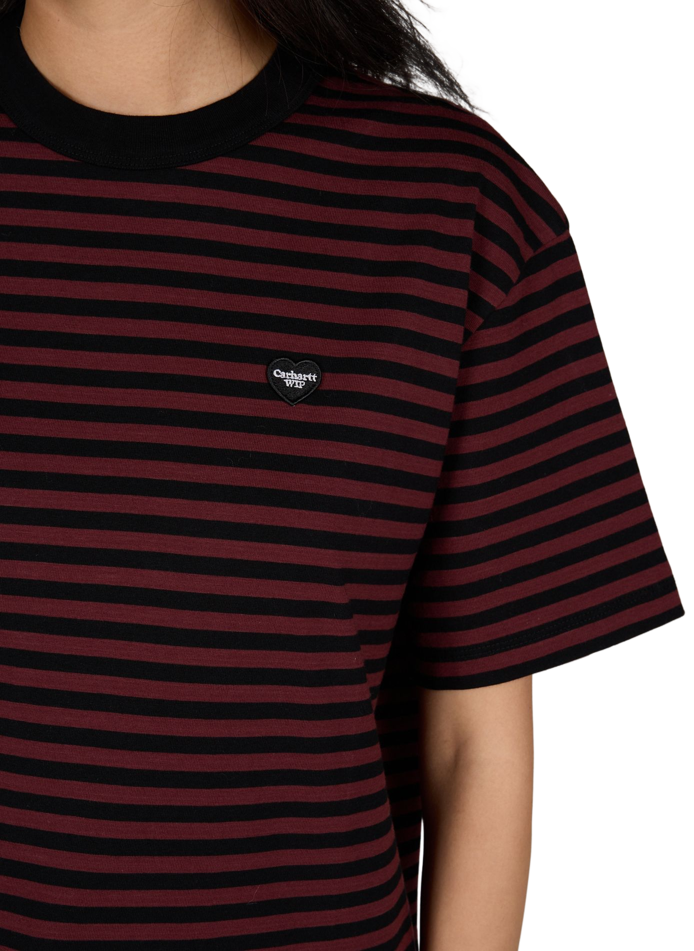 Straight fit striped cotton Essy t-shirt CARHARTT WIP Multicolour