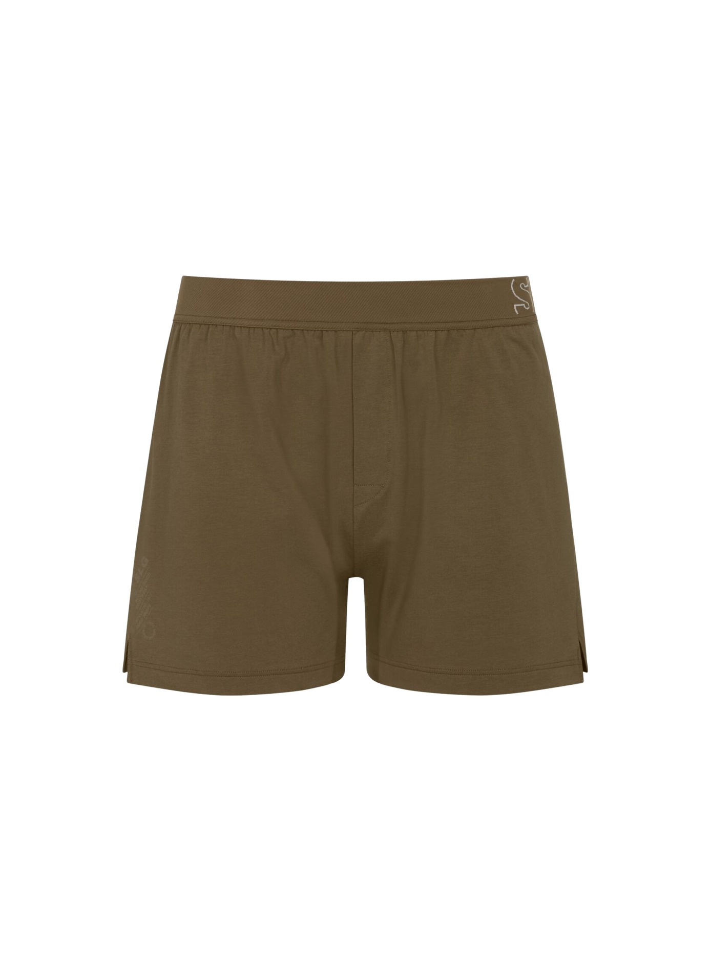 Cotton-blend boxer shorts  Beech