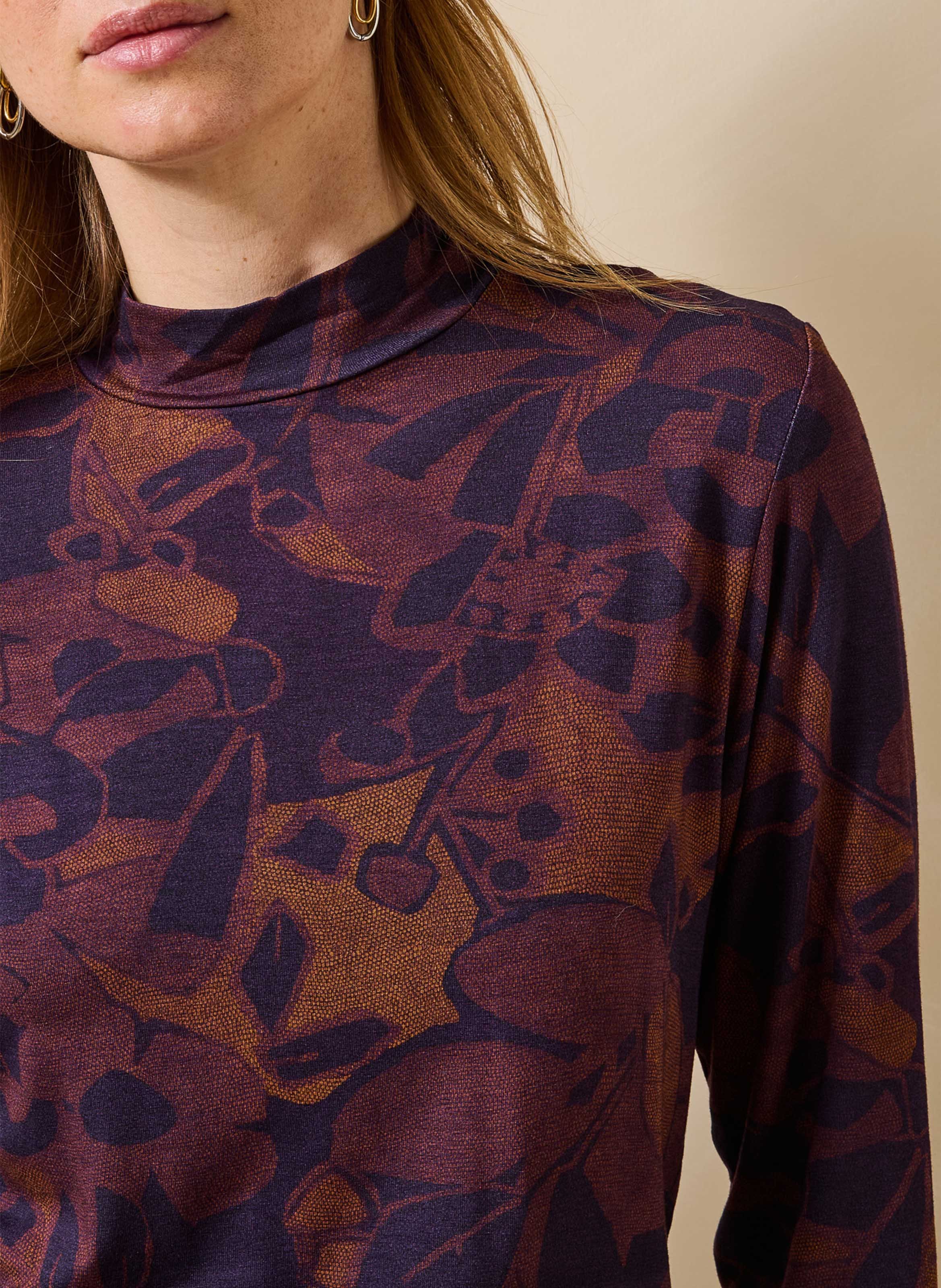 T-shirt met ronde hals LA FEE MARABOUTEE Veelkleurig