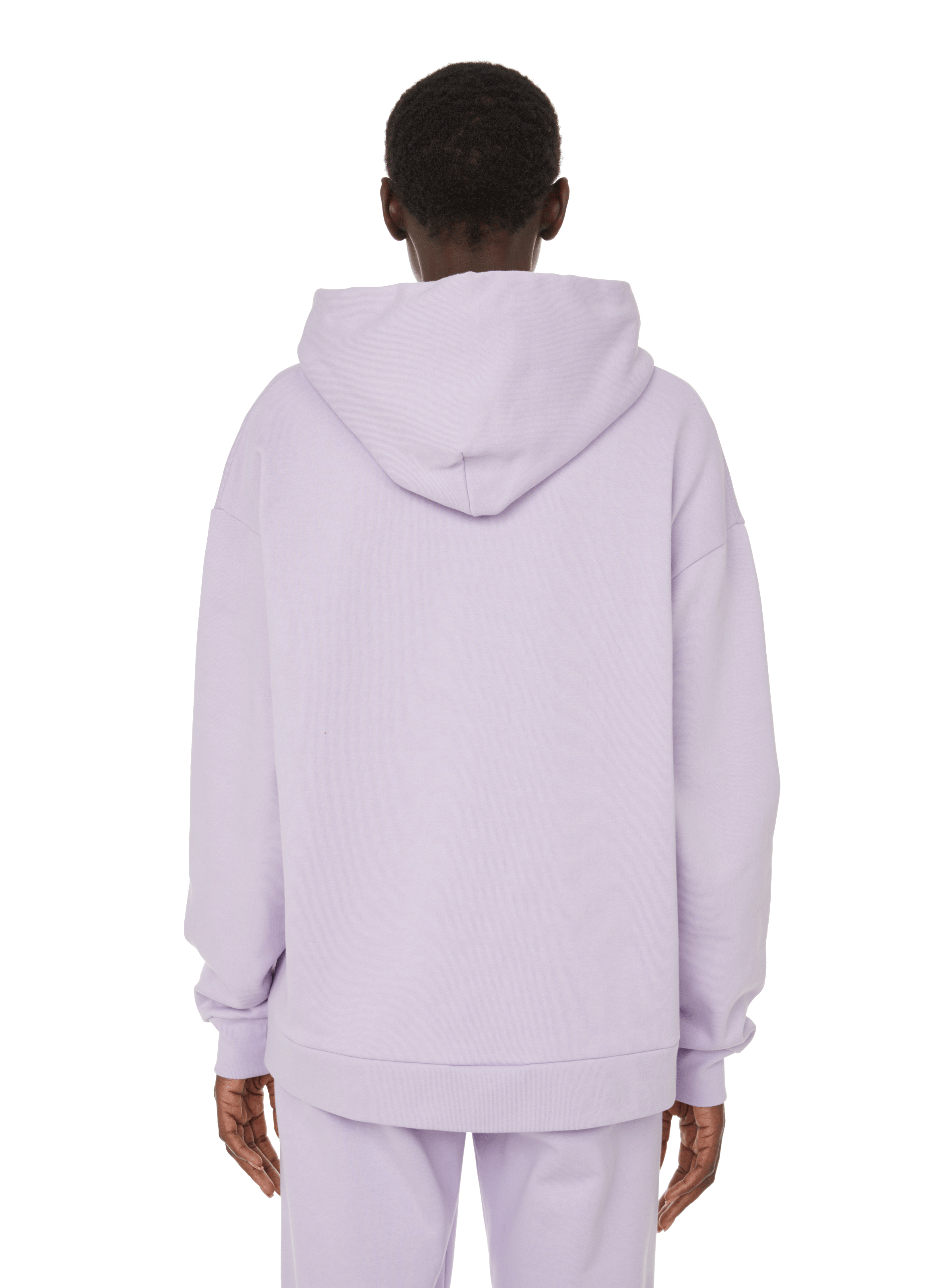 Bio-Baumwollkapuzenpullover THE SOCIAL SUNDAY Violett