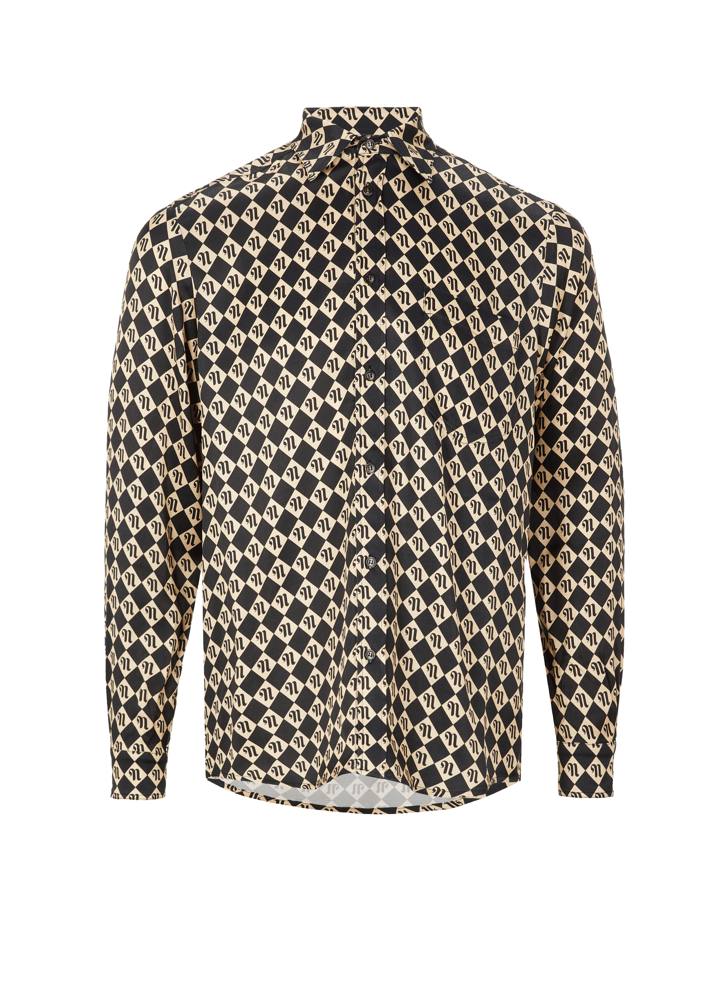 Chemise Kaleb en cupro mélangé