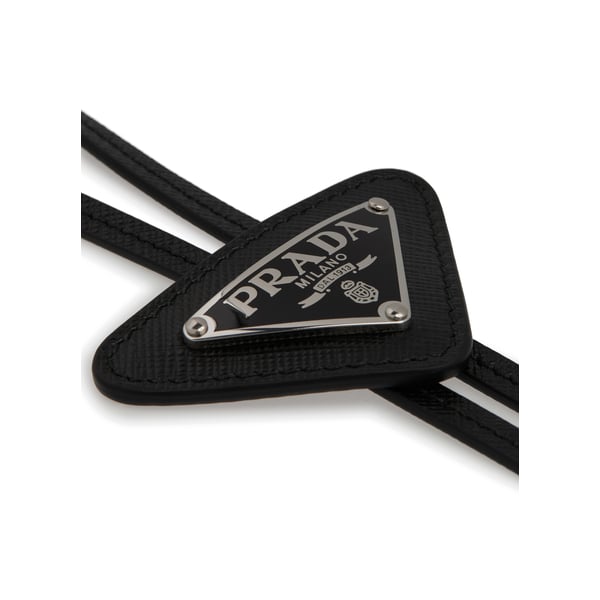 Collier en cuir Saffiano