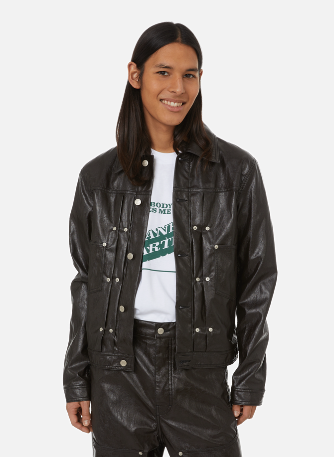 Trucker leatherette jacket OUEST PARIS