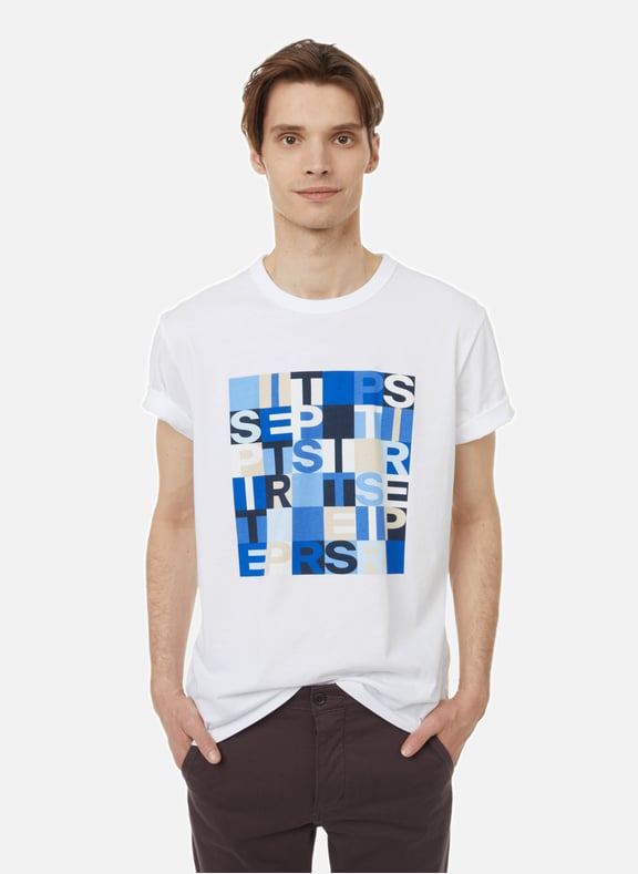 T-shirt en coton Blanc by ESPRIT ESPRIT T-shirt en coton Blanc