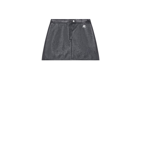 Jupe courte en vinyle