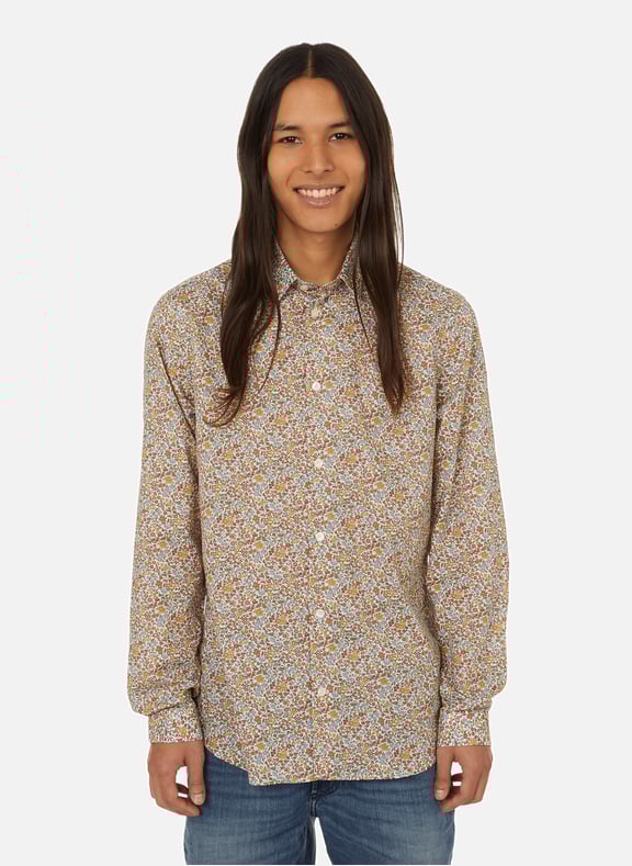 Chemise imprimée liberty en coton Multicolore by AU PRINTEMPS PARIS AU PRINTEMPS PARIS Chemise imprimée liberty en coton Multicolore
