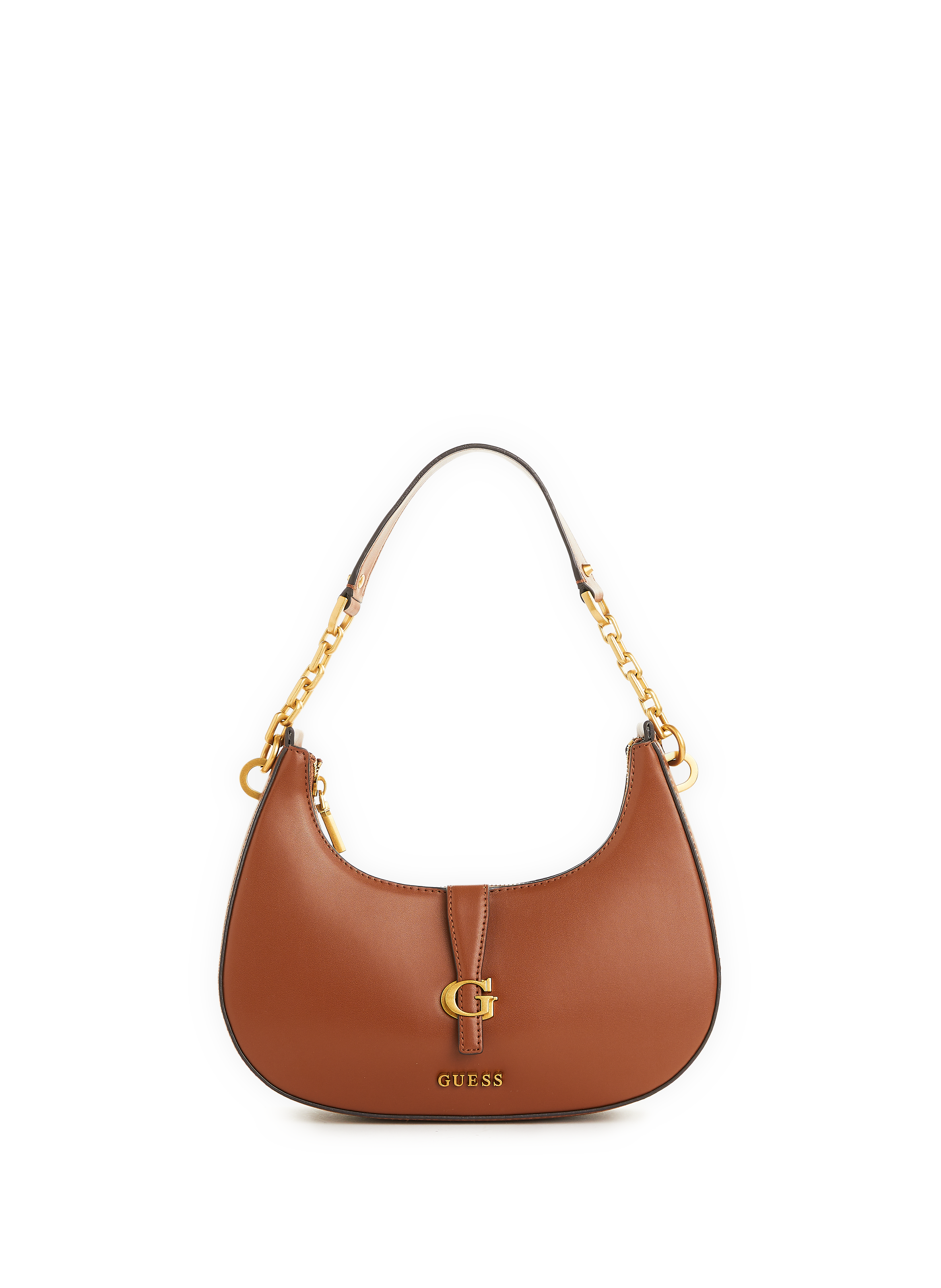 GUESS Sac à main Kuba Marron