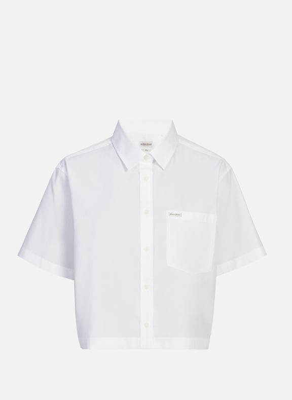 Cropped cotton shirt GUESS Cropped cotton shirt GUESS