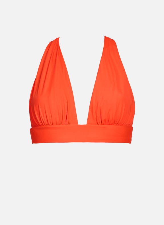 Haut de maillot de bain uni Orange by SAISON 1865 SAISON 1865 Haut de maillot de bain uni Orange
