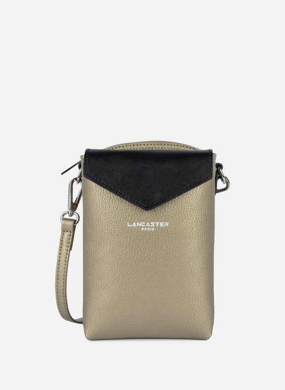 Pochette smartphone - maya kba Doré by LANCASTER LANCASTER Pochette smartphone - maya kba Doré