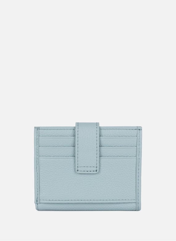 Porte-cartes - foulonné pm | Bleu by LANCASTER Porte-cartes - foulonné pm Bleu