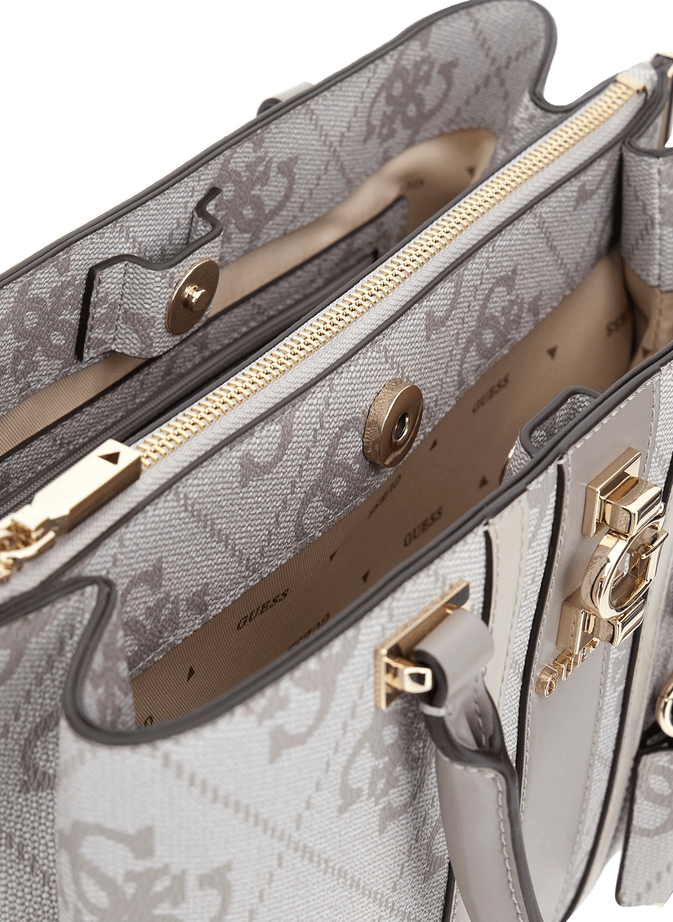 Handbag with logo GUESS Multicolour