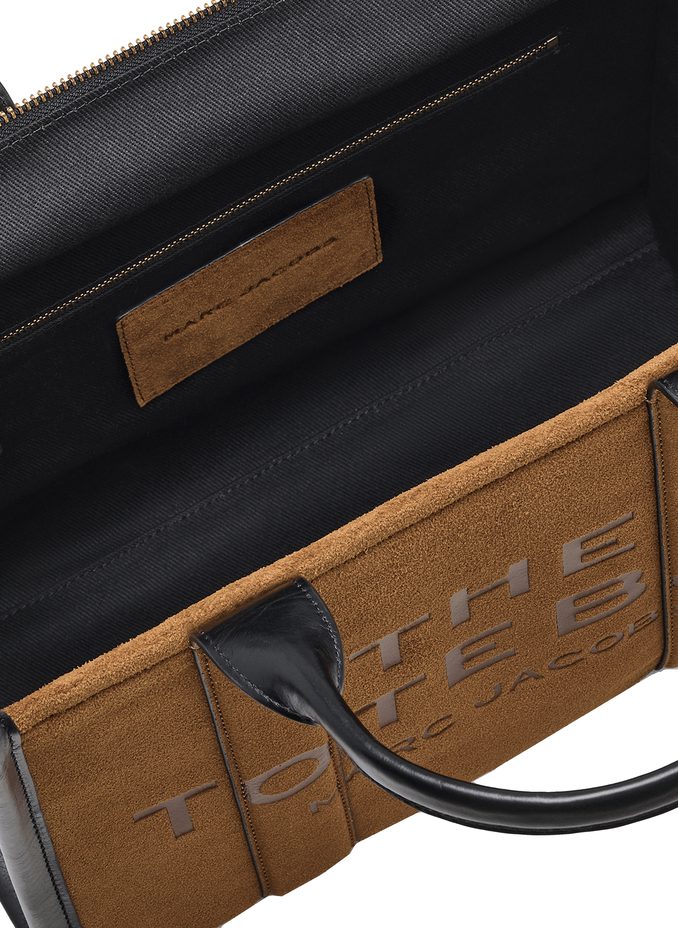 Sac cabas The Suede Medium Tote Bag MARC JACOBS Marron