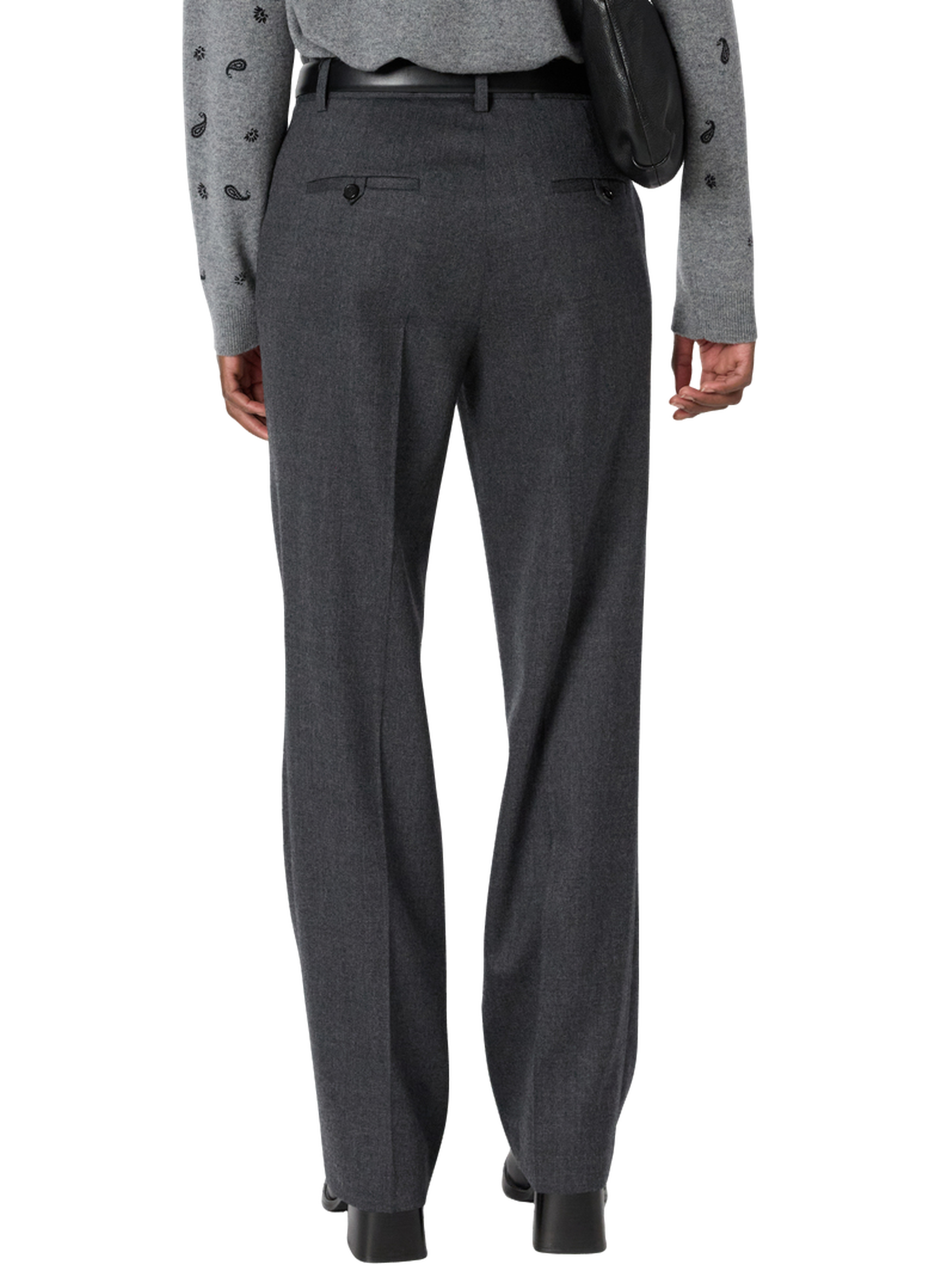 Pantalon flare de tailleur - celina GERARD DAREL Gris