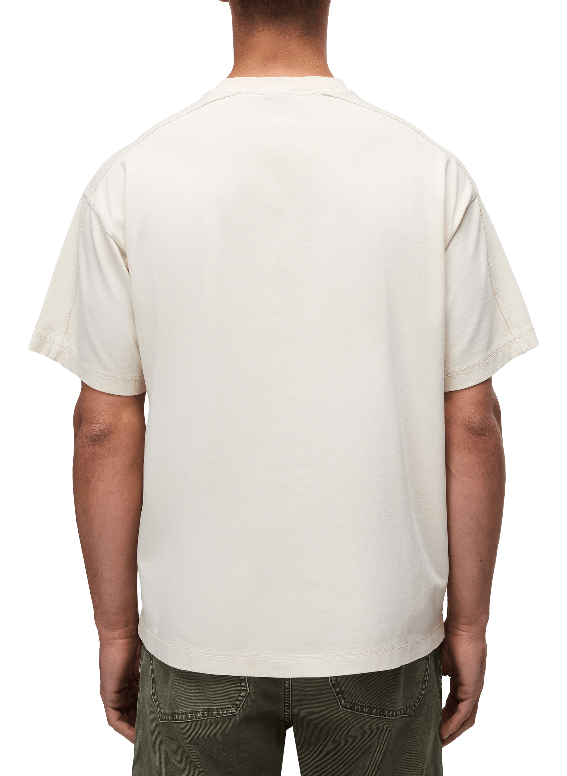 Faded cotton T-shirt NAPAPIJRI Beige