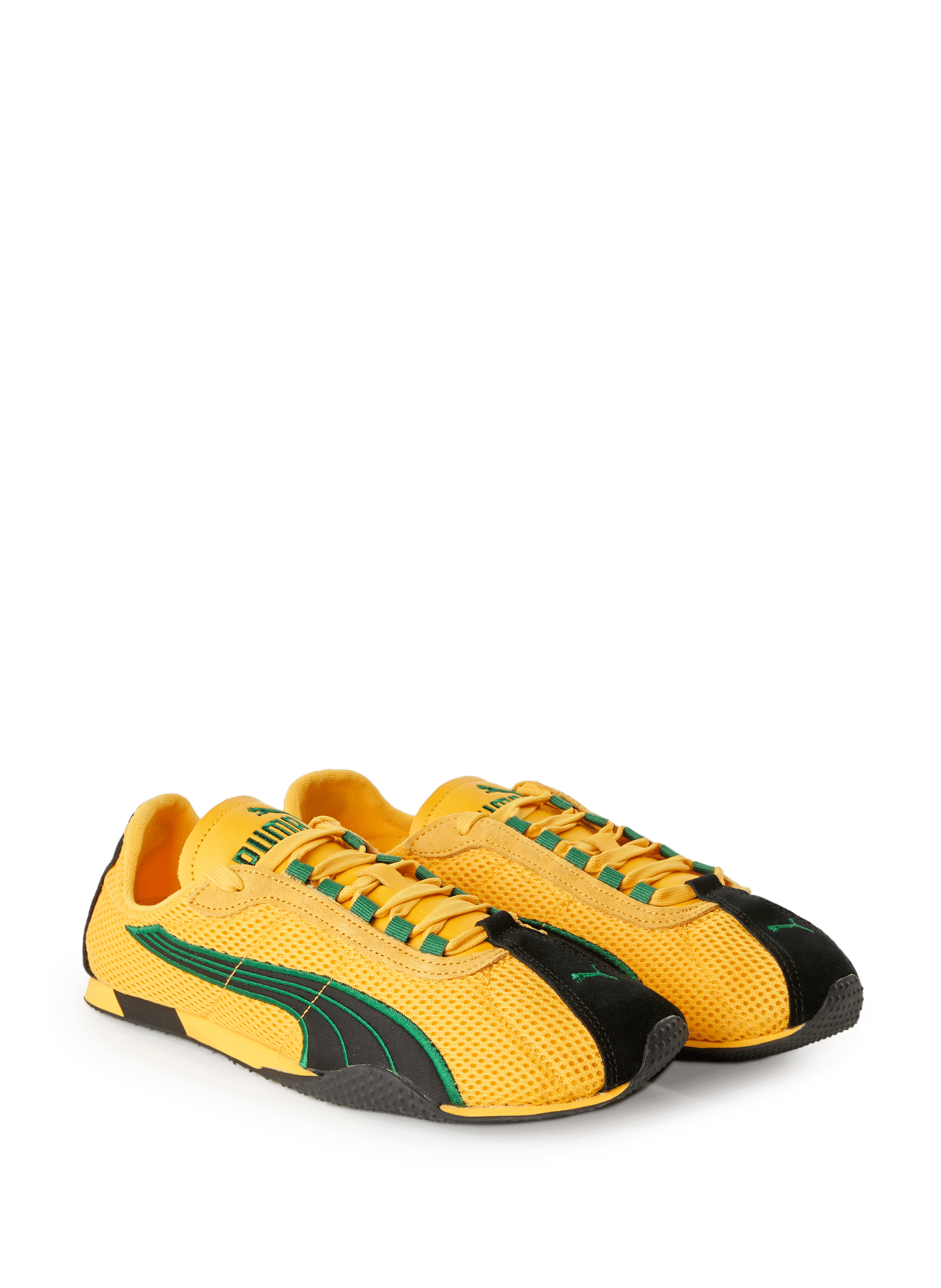 Bi-material sneakers PUMA Yellow
