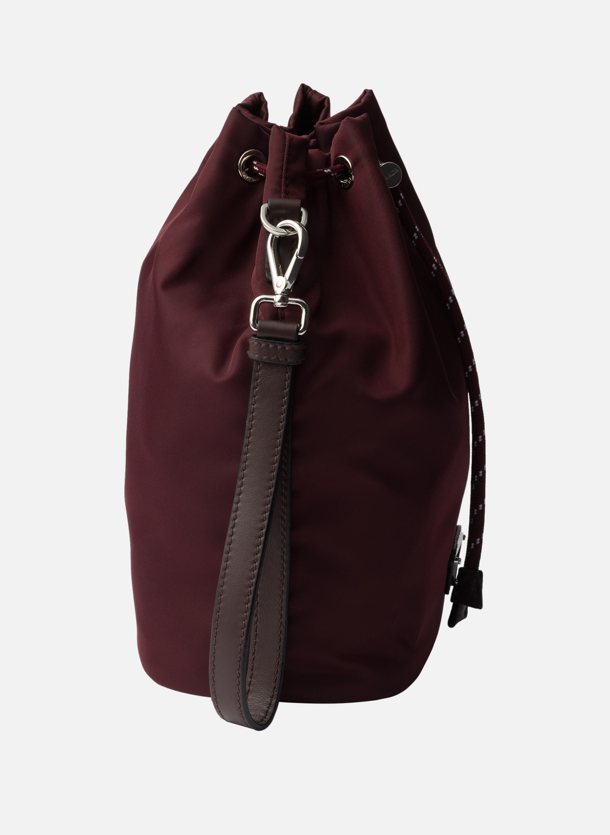 Pochette prada speedrock en re-nylon et cuir PRADA Rouge