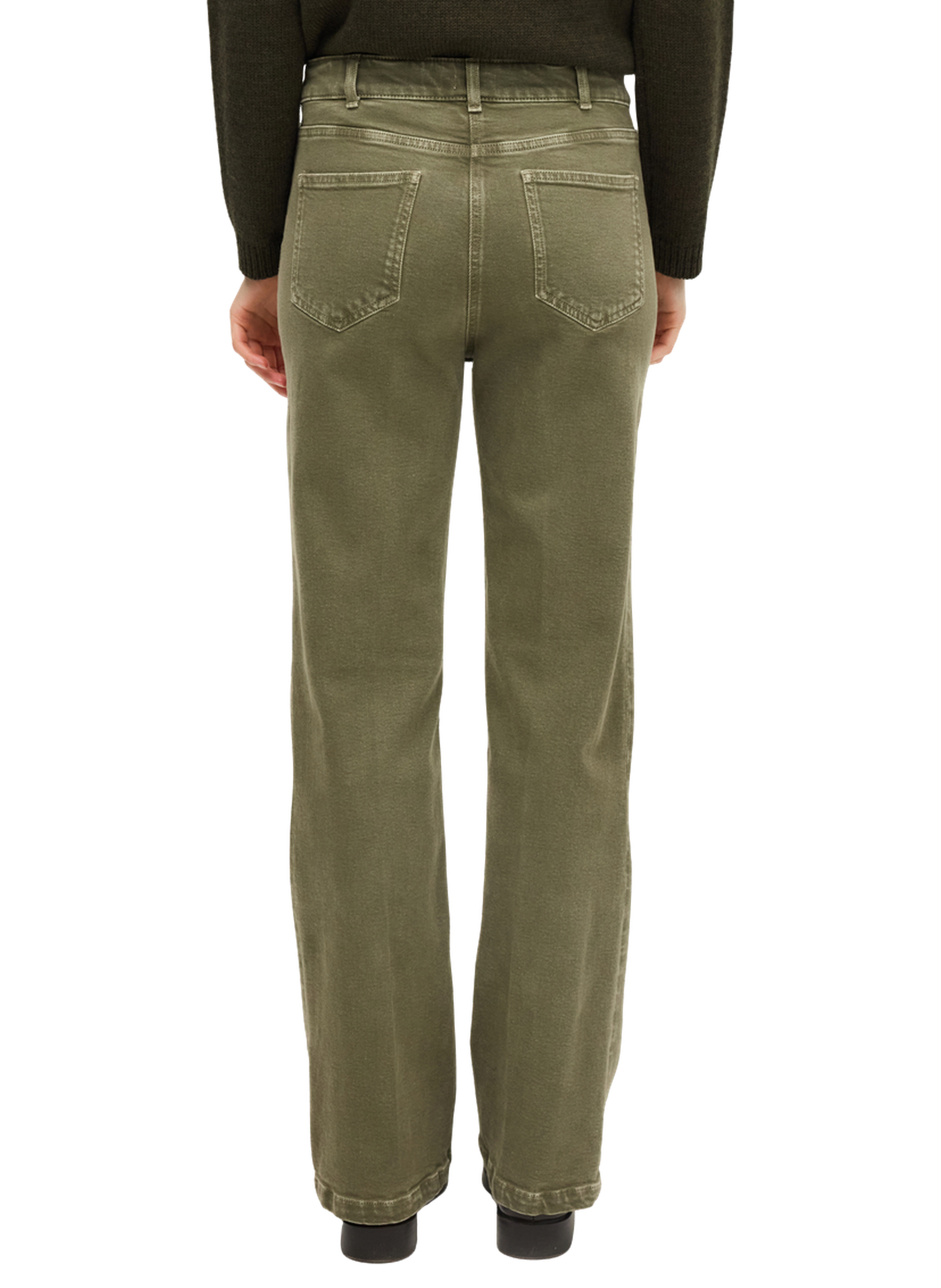 Jean large effet vieilli - carina PABLO Vert