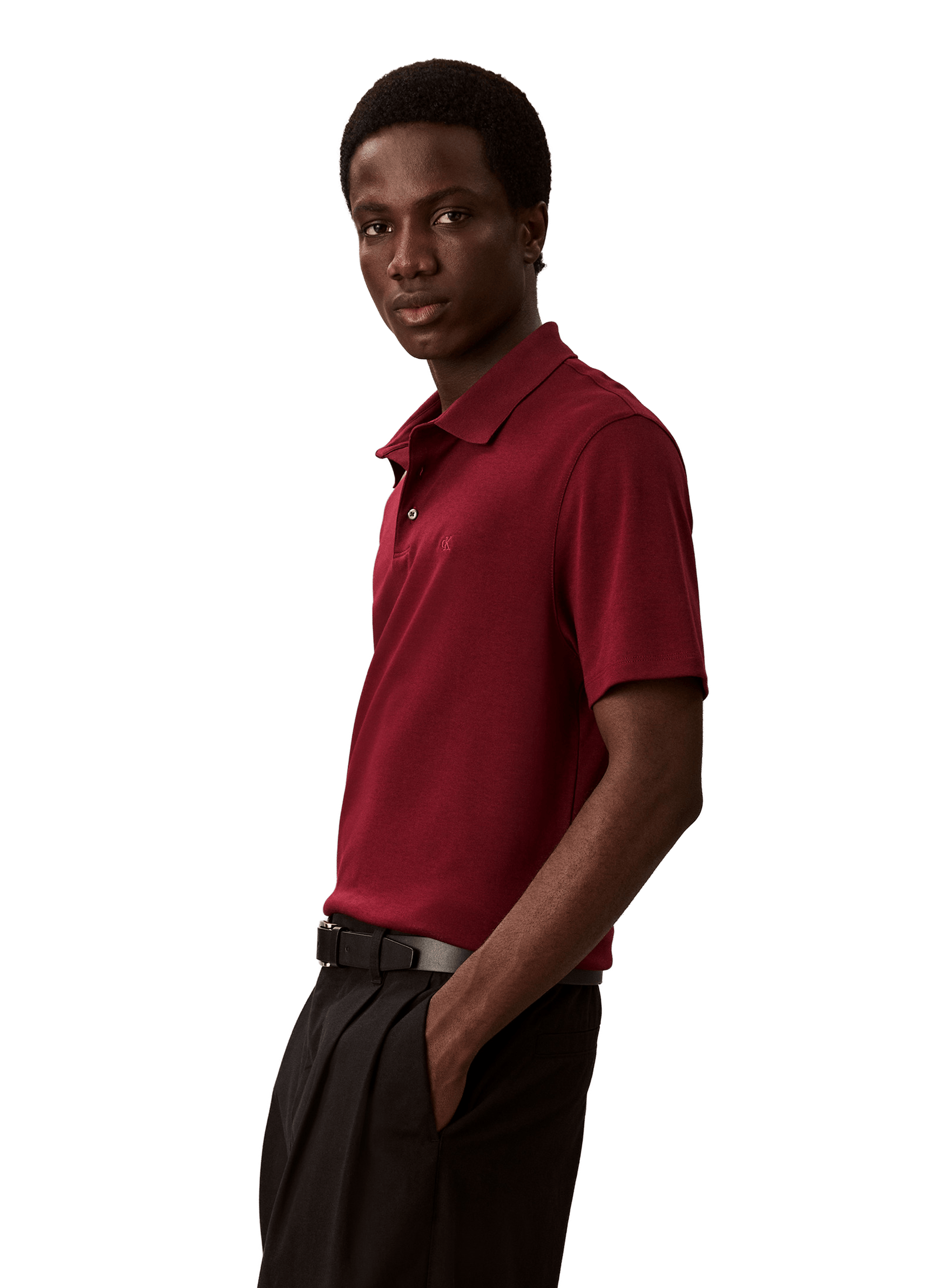  Cotton polo shirt  CALVIN KLEIN Red