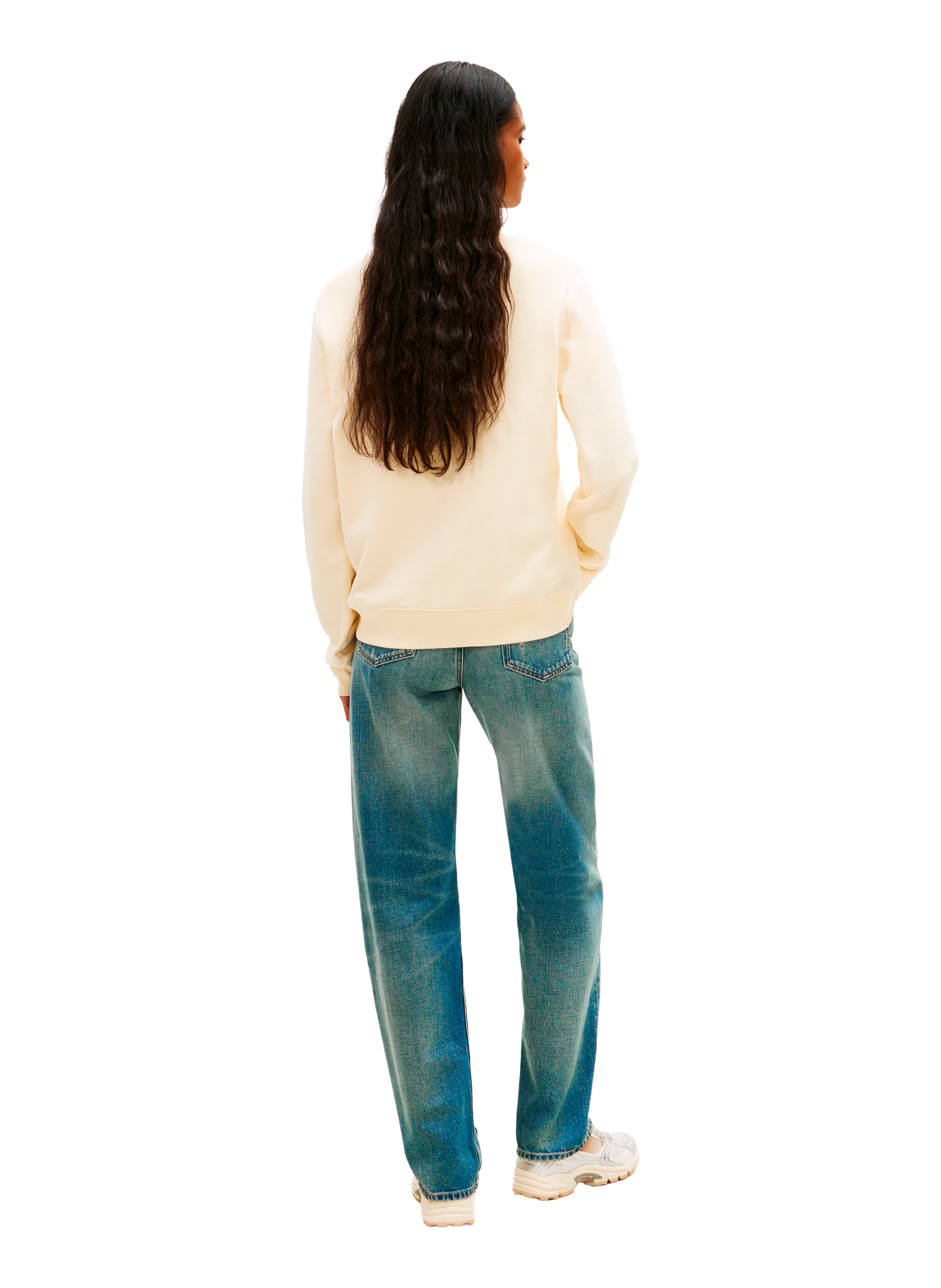 Sweatshirt en coton TOMMY HILFIGER Jaune