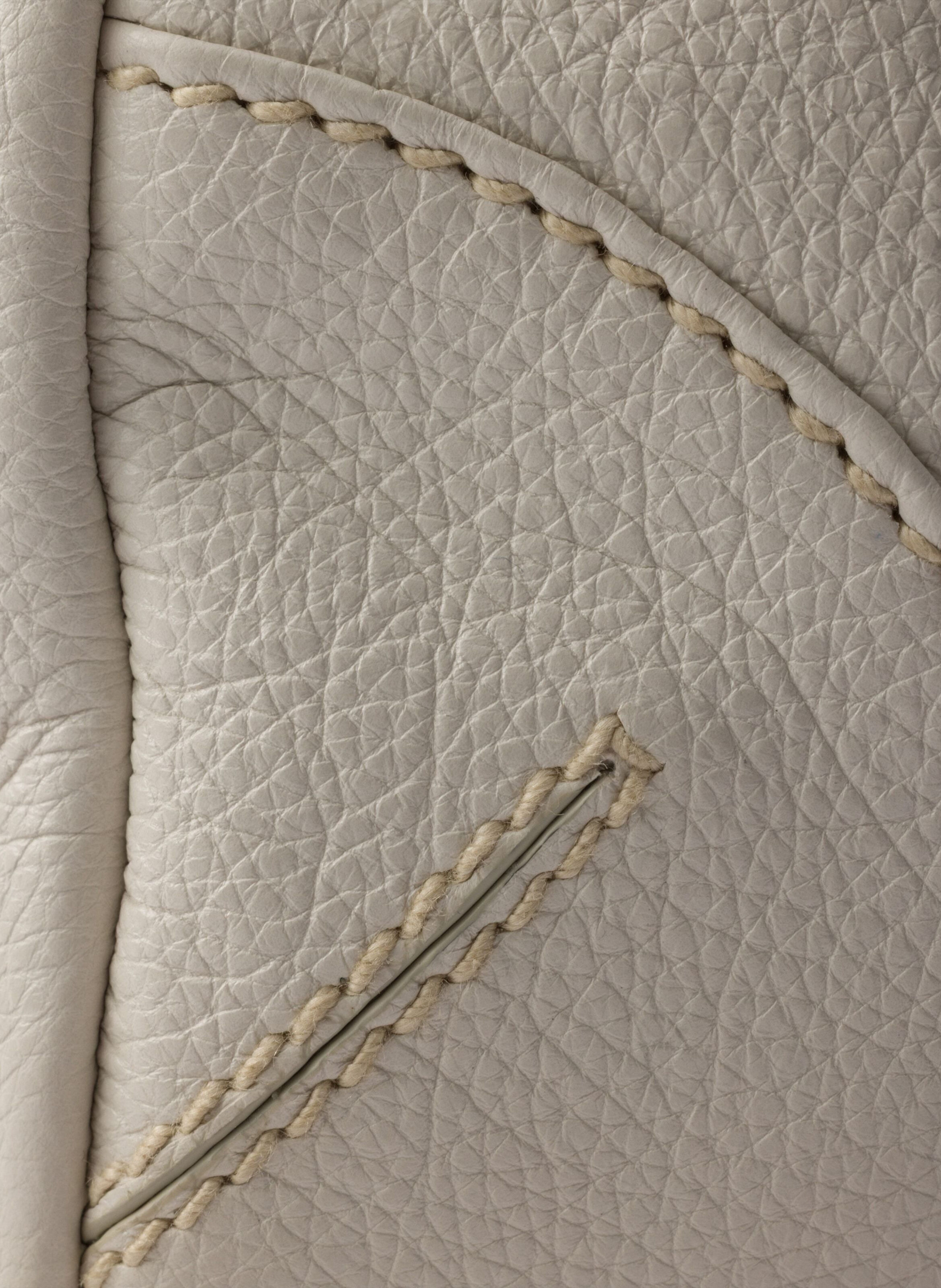 Cabas prada bonnie en cuir vieilli de taille moyen PRADA Beige